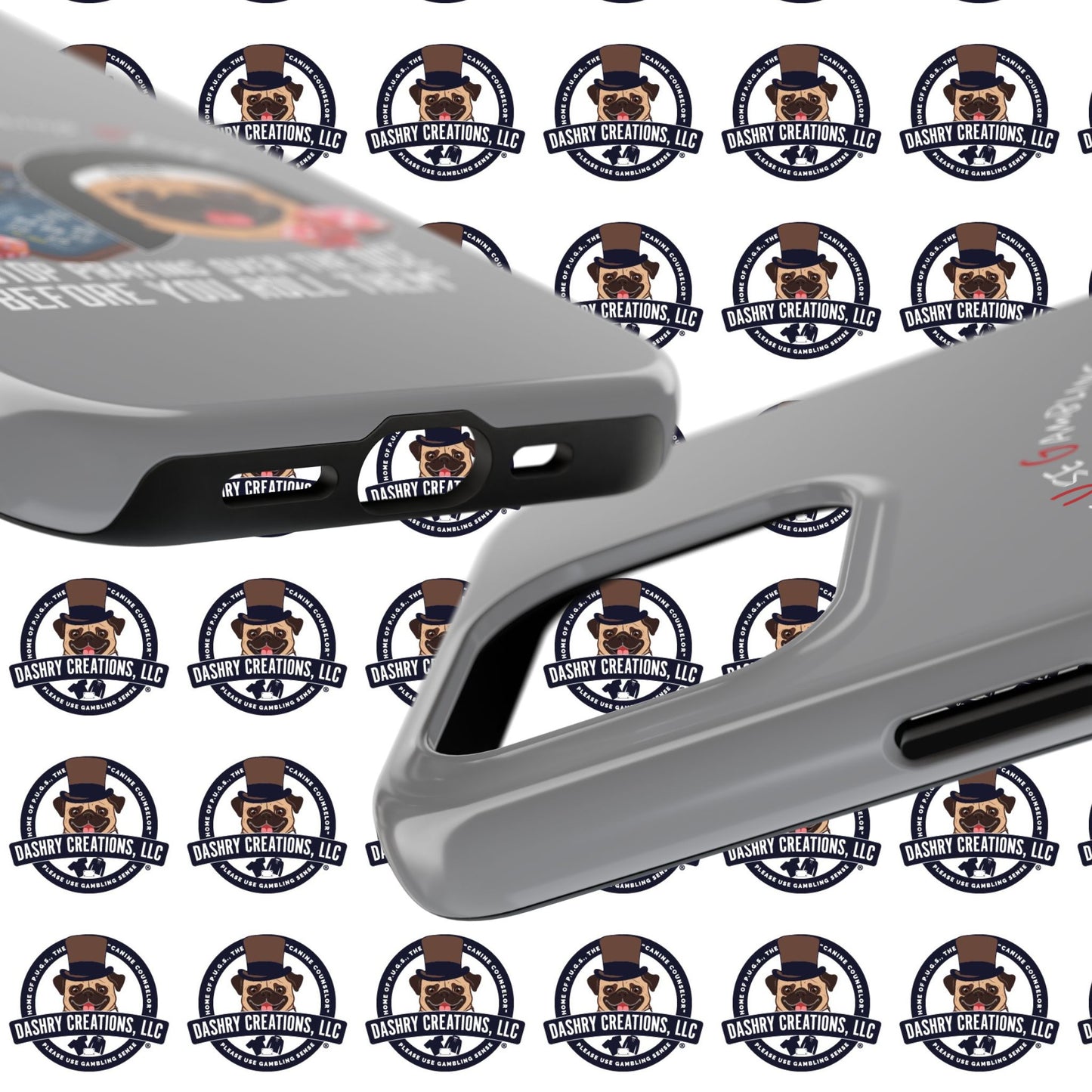 Craps “Praying Over Dice” Nun’s Veil Tough Phone Cases