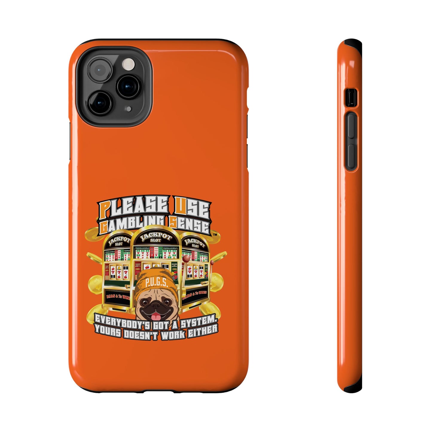 Slots “Everybody’s Got A System” Orange Wool Cap Tough Phone Cases