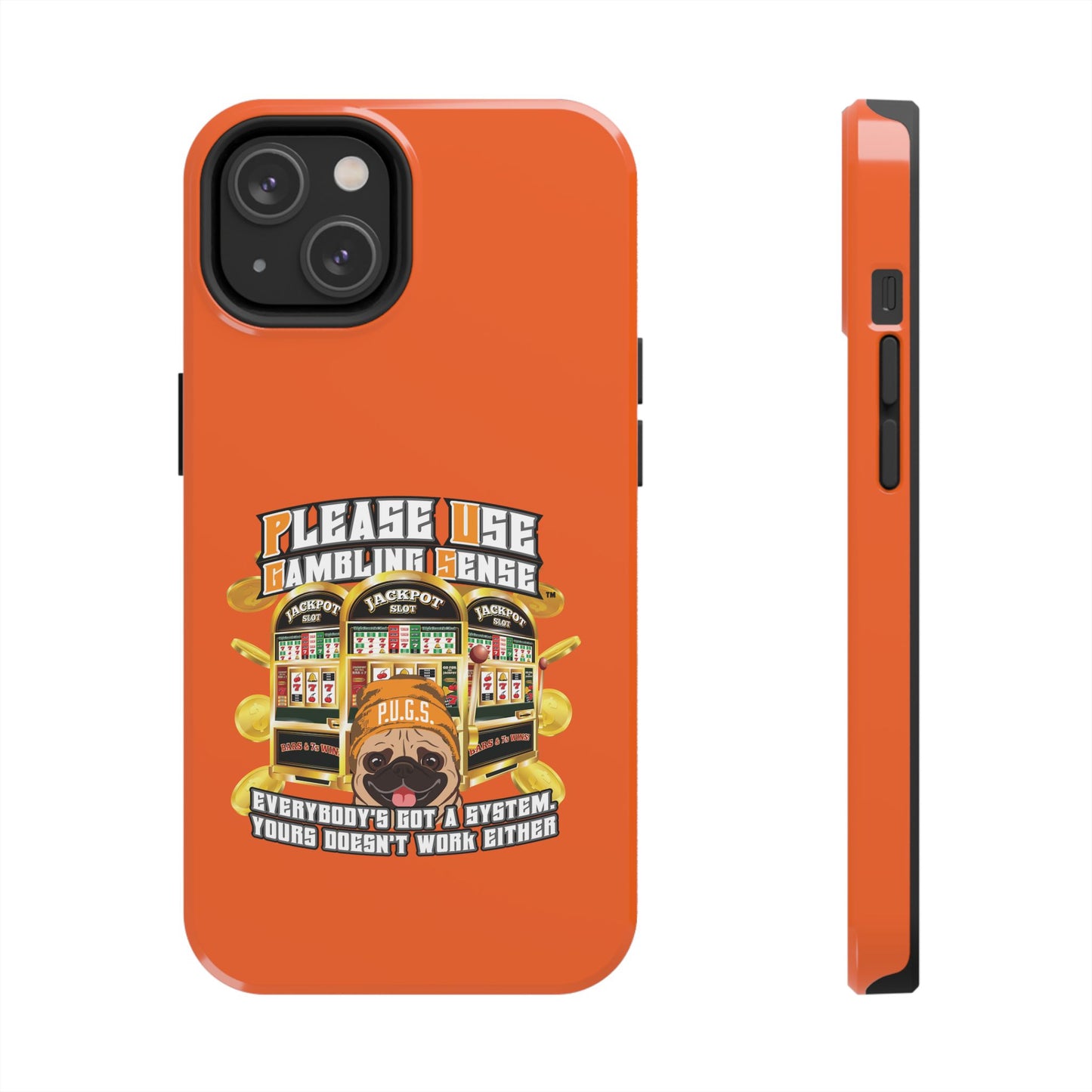 Slots “Everybody’s Got A System” Orange Wool Cap Tough Phone Cases