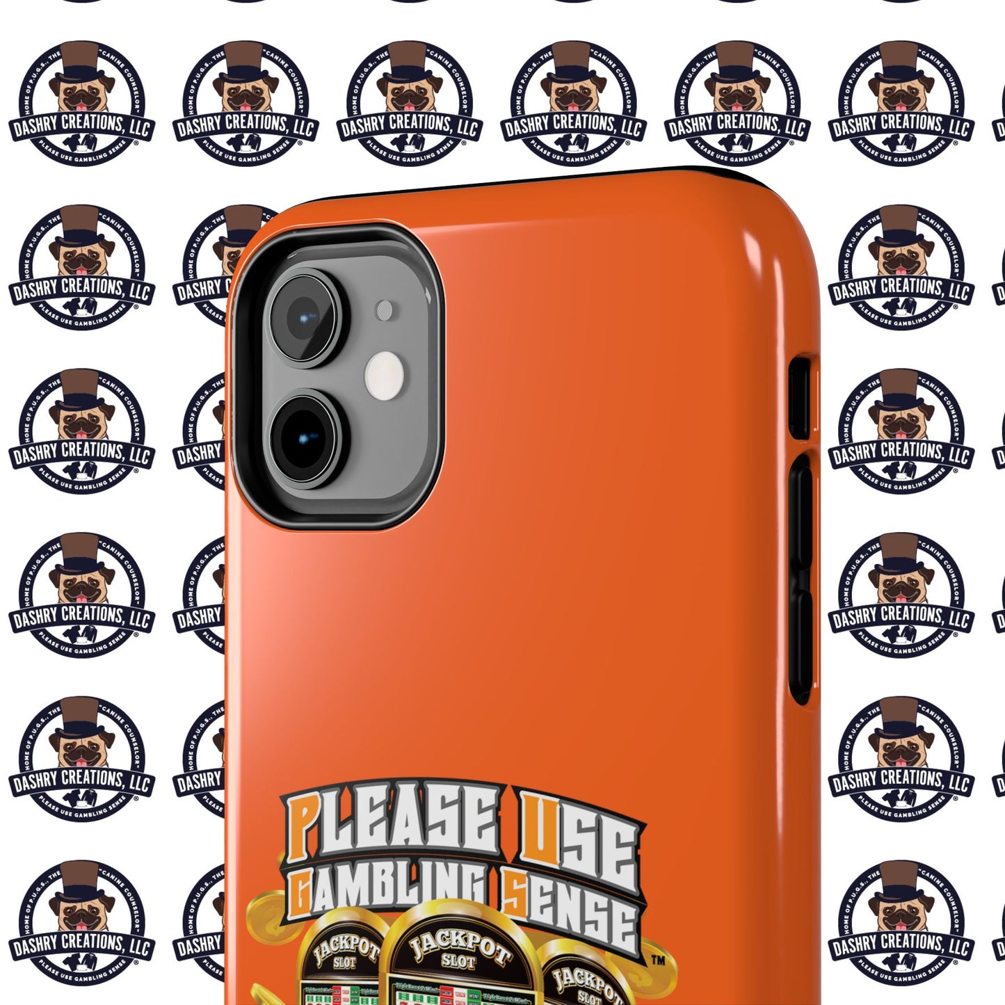 Slots “Everybody’s Got A System” Orange Wool Cap Tough Phone Cases