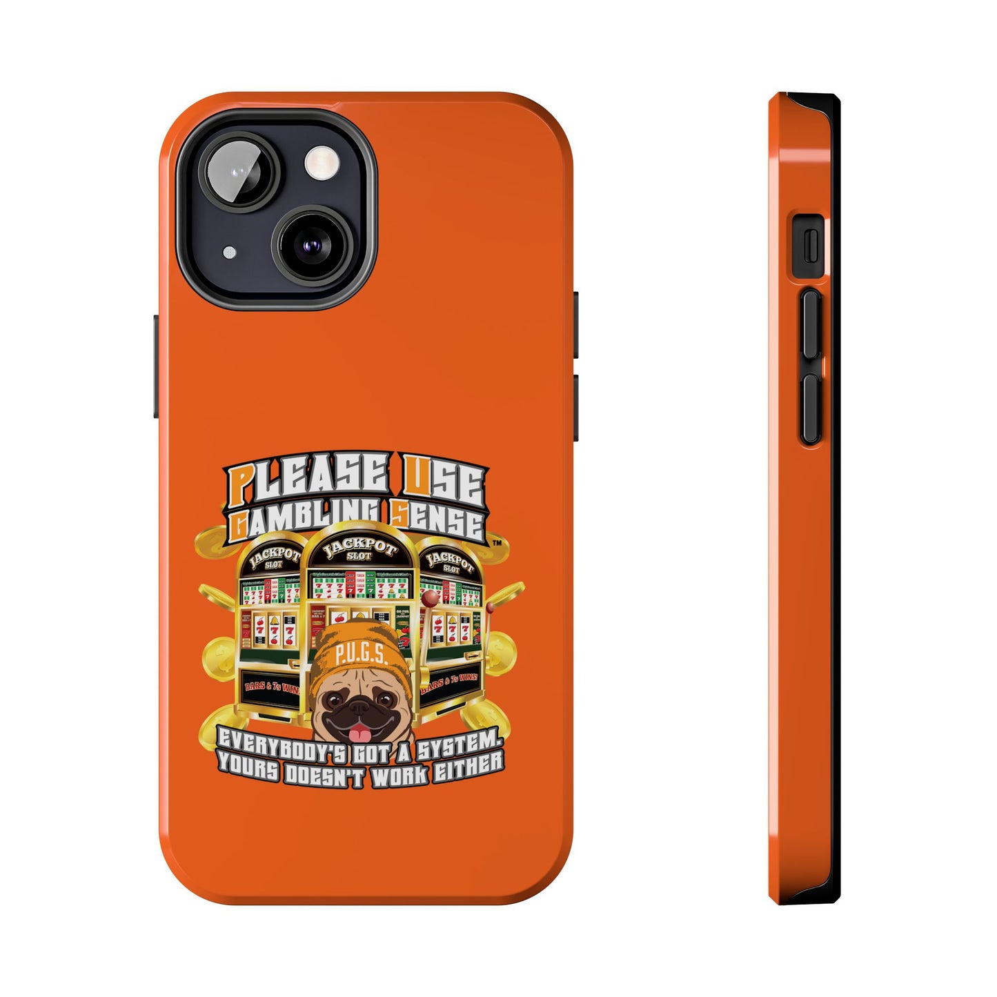 Slots “Everybody’s Got A System” Orange Wool Cap Tough Phone Cases
