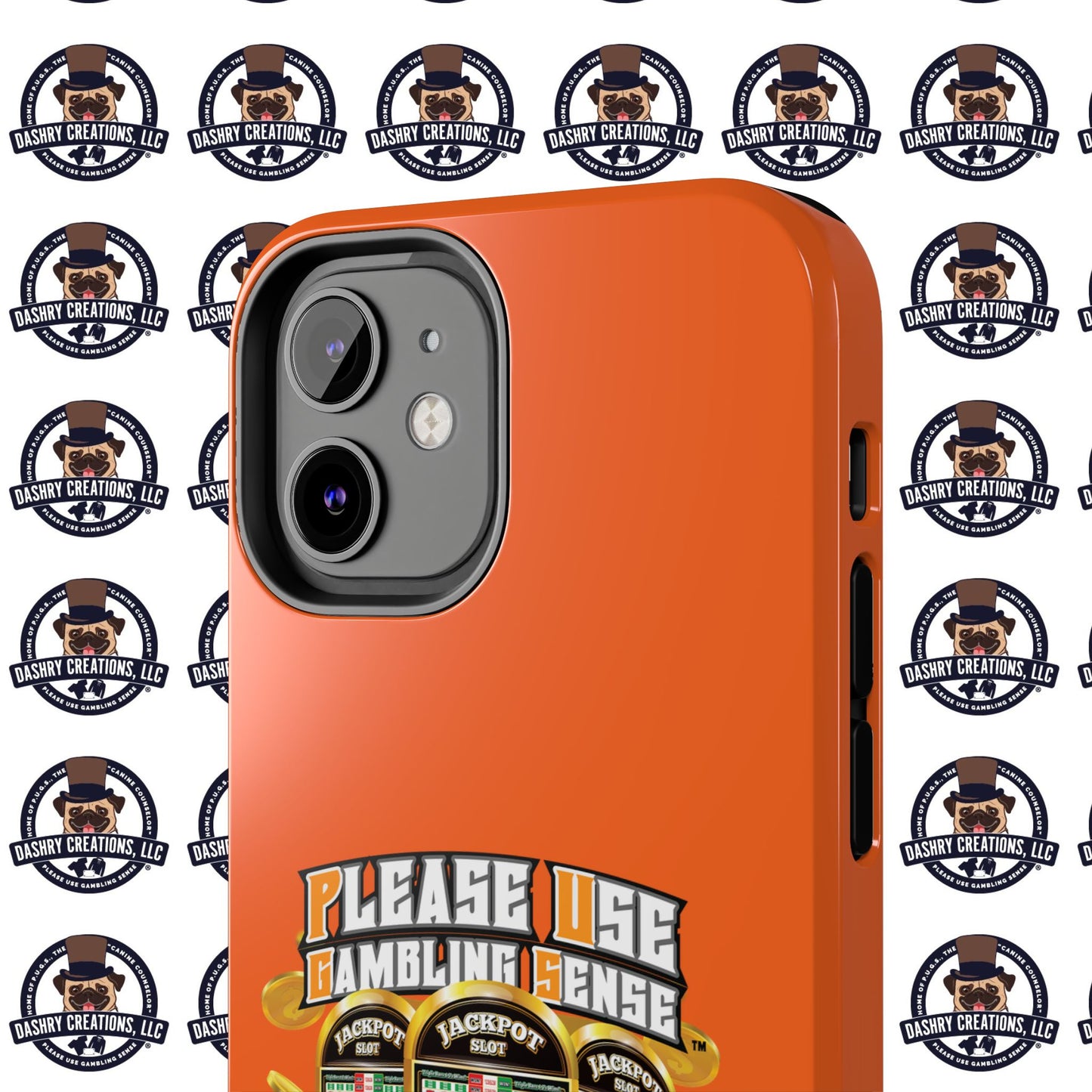 Slots “Everybody’s Got A System” Orange Wool Cap Tough Phone Cases