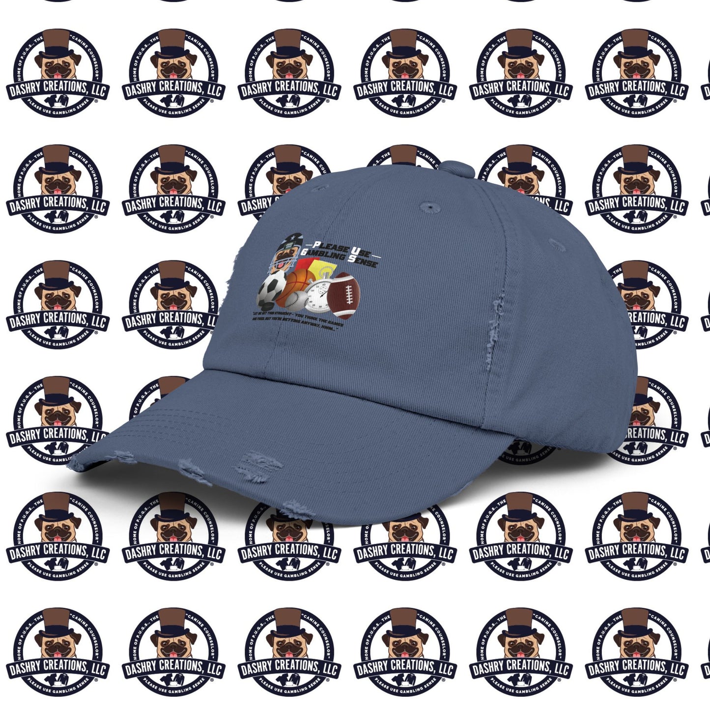 Sports Betting “Games Are Fixed” Helmet Unisex Distressed Cap