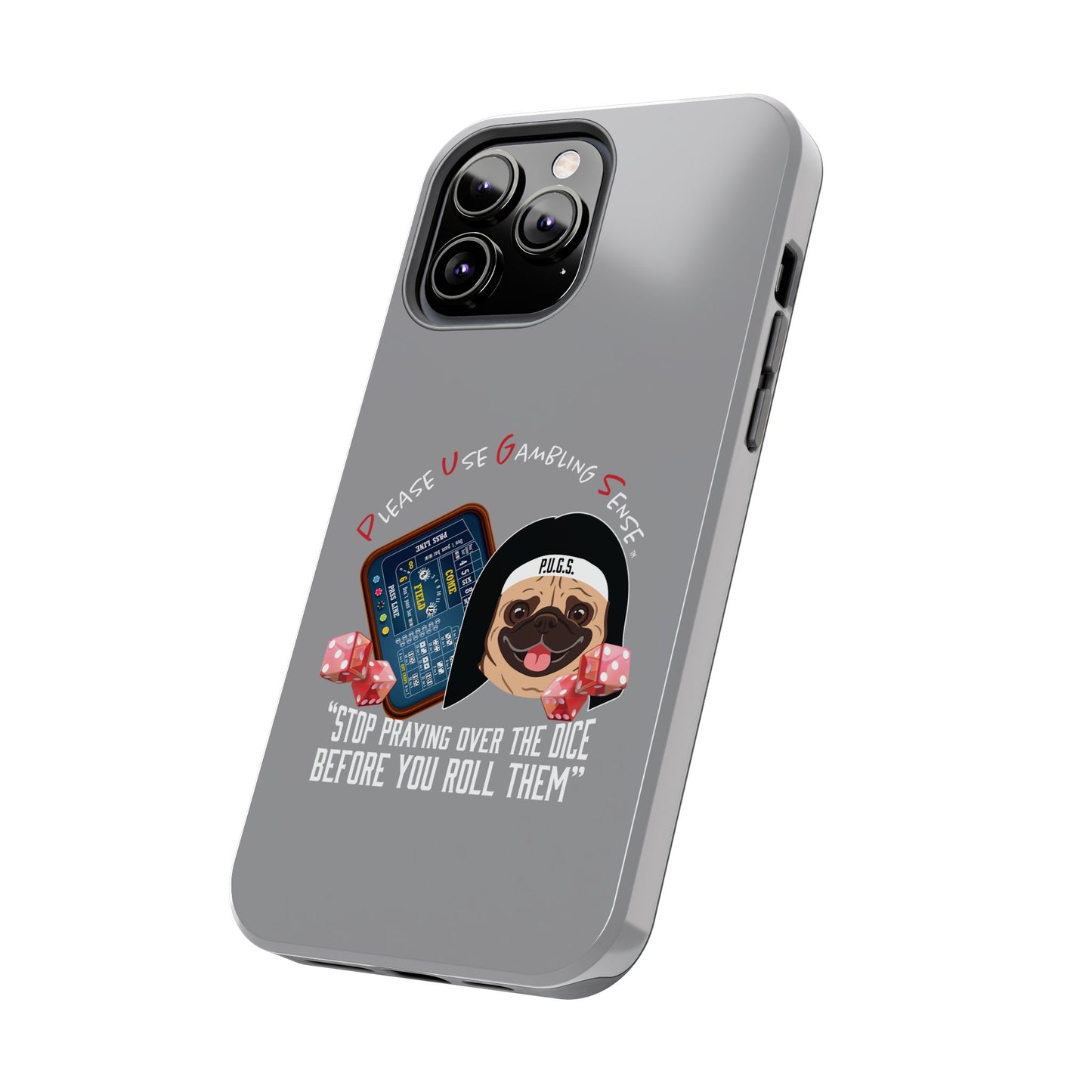 Craps “Praying Over Dice” Nun’s Veil Tough Phone Cases