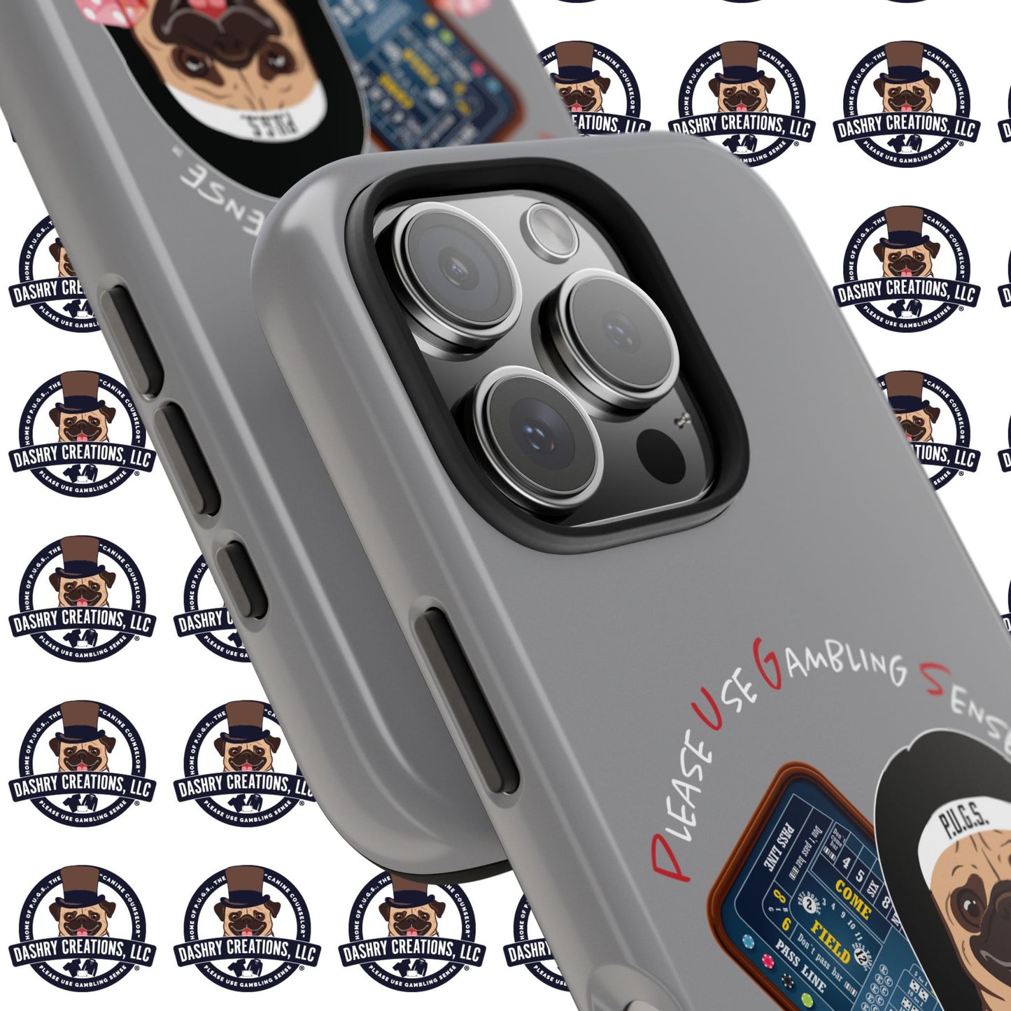 Craps “Praying Over Dice” Nun’s Veil Tough Phone Cases
