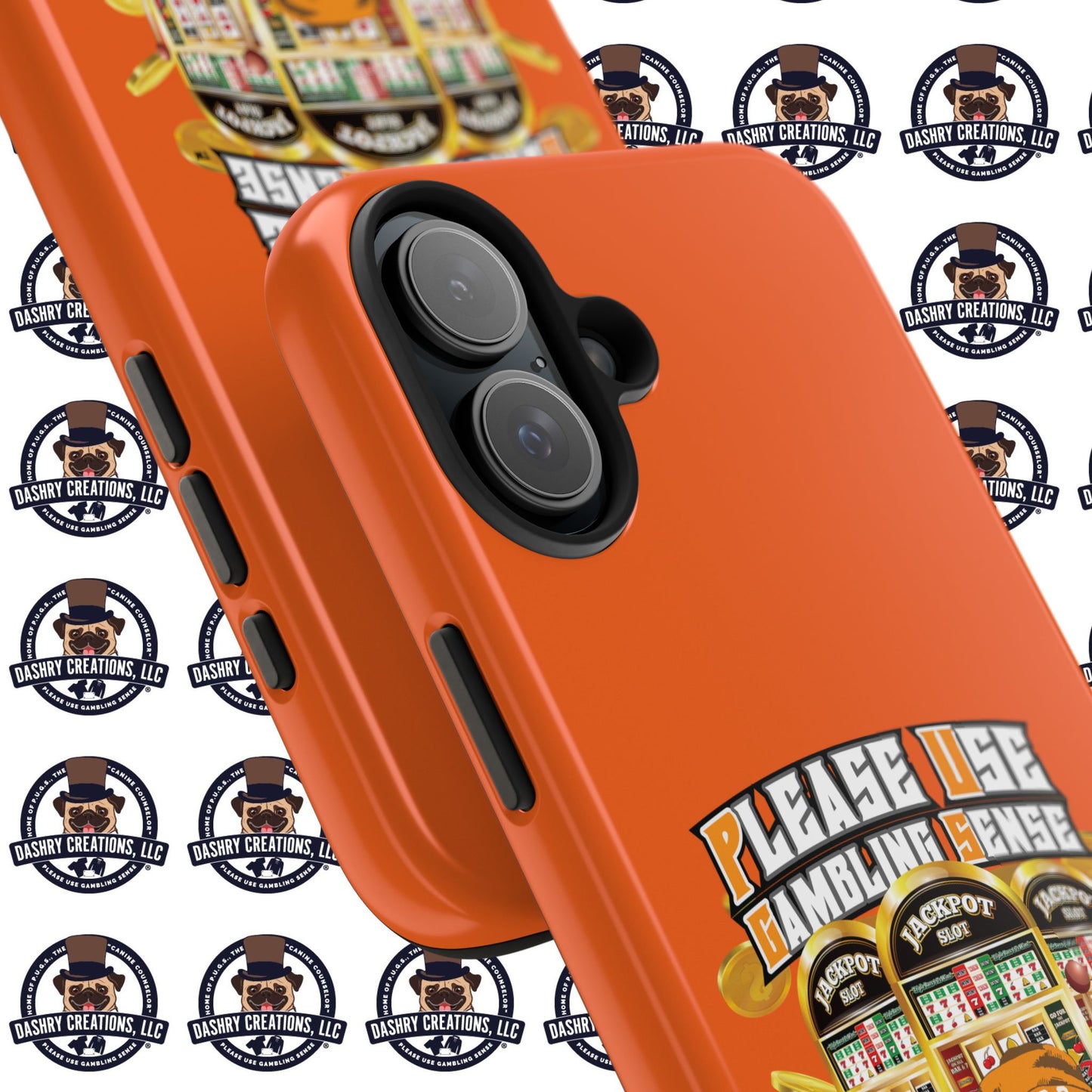 Slots “Everybody’s Got A System” Orange Wool Cap Tough Phone Cases