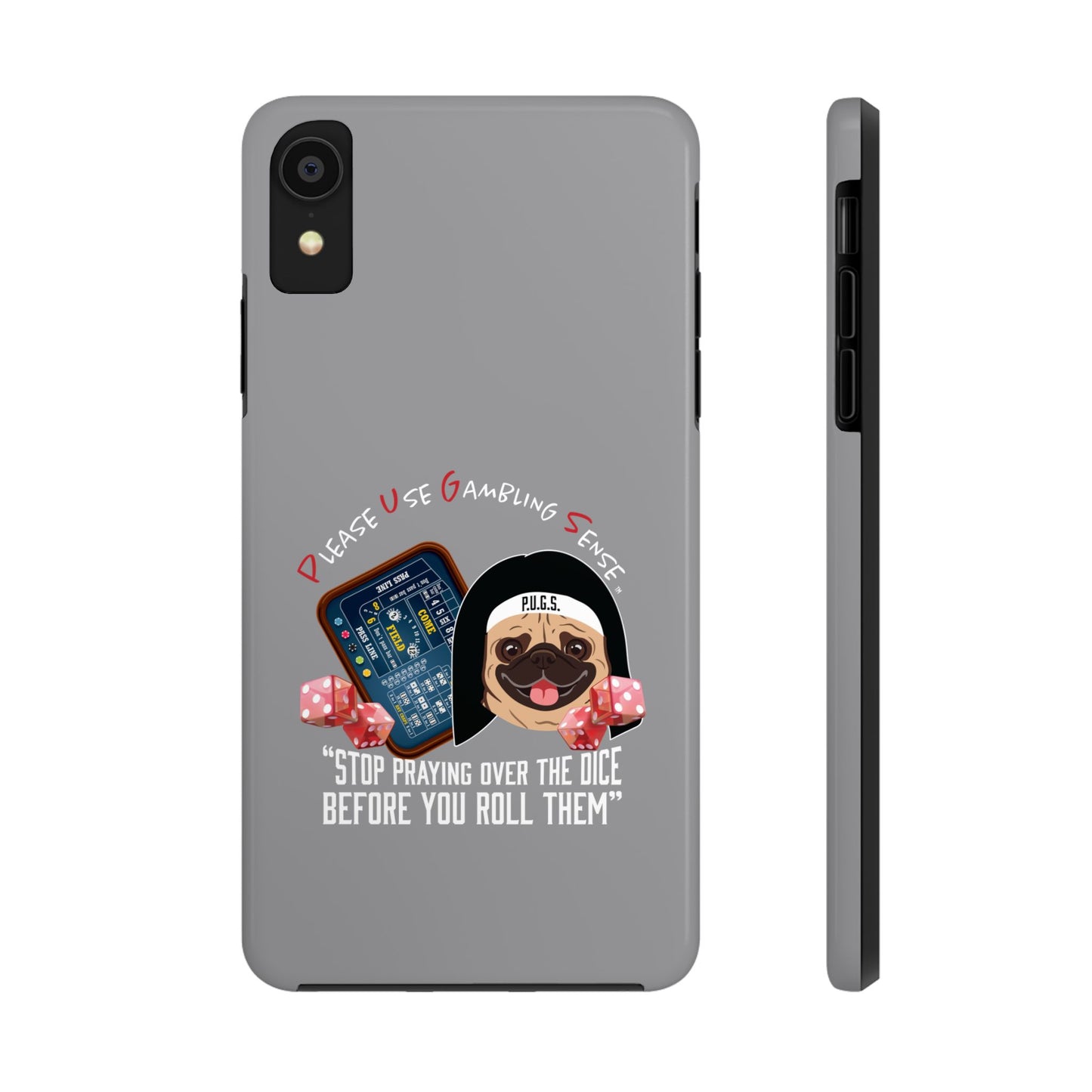 Craps “Praying Over Dice” Nun’s Veil Tough Phone Cases