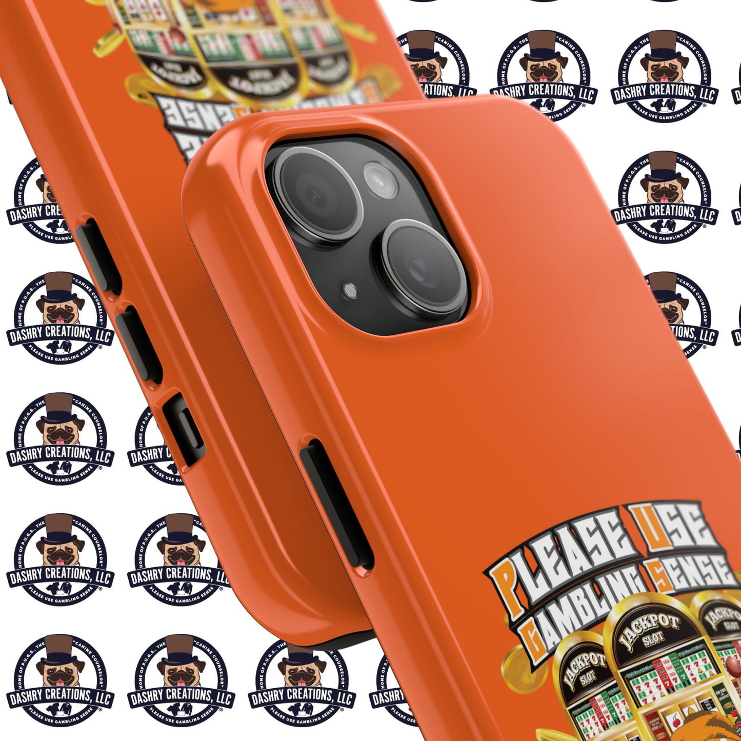 Slots “Everybody’s Got A System” Orange Wool Cap Tough Phone Cases