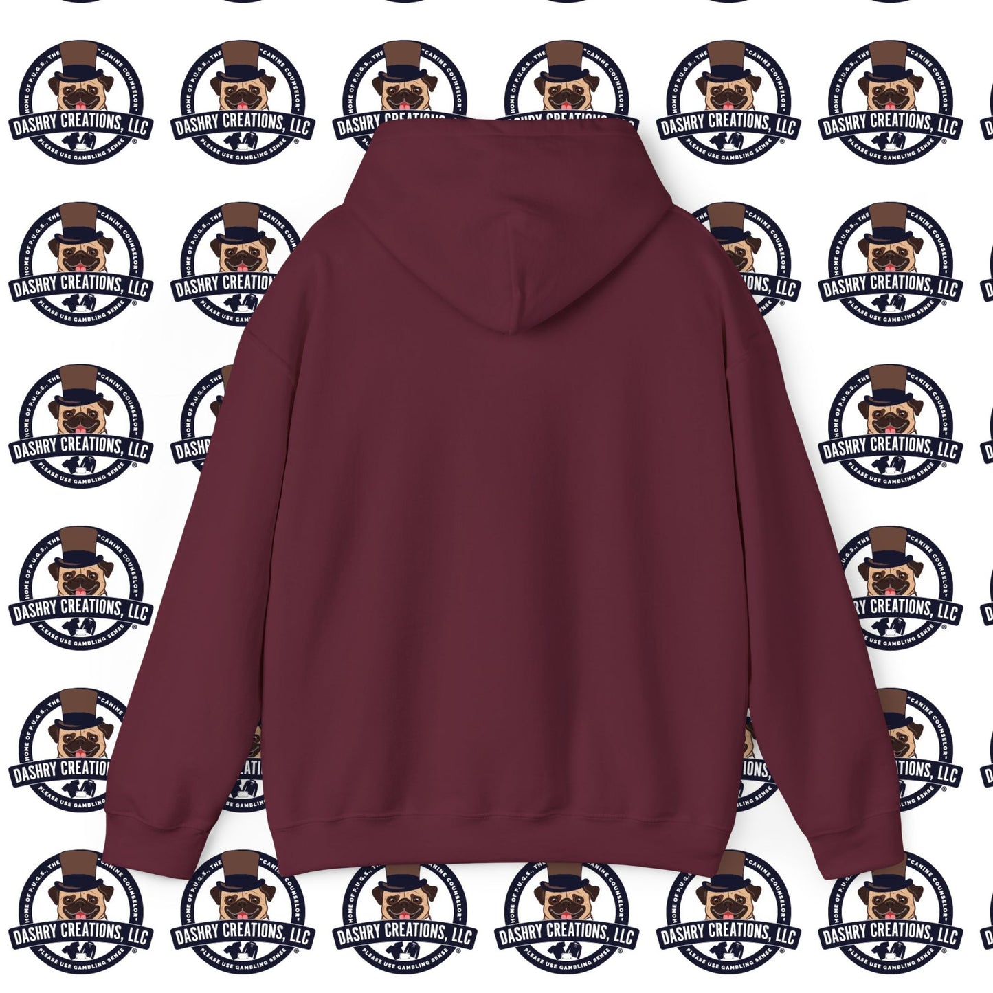 Poker “Win Early Leave” Early Black Hoodie Unisex Heavy Blend™ Hooded Sweatshirt