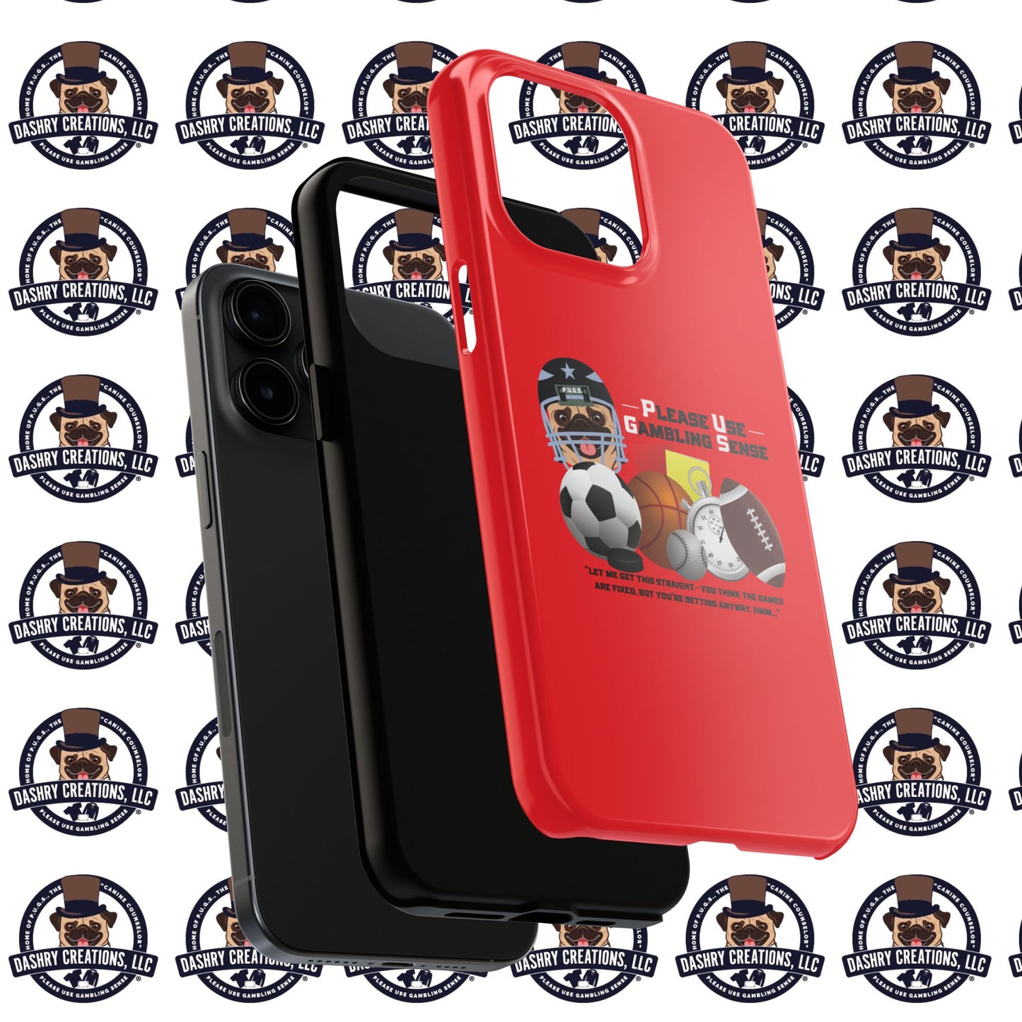 Sports Betting “Games Are Fixed” Helmet Tough Phone Cases