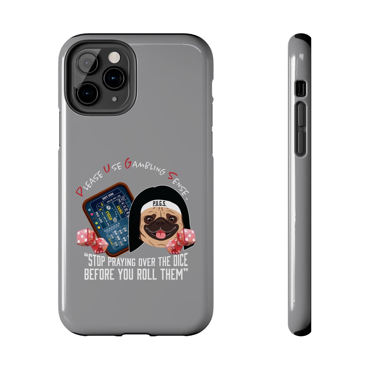 Craps “Praying Over Dice” Nun’s Veil Tough Phone Cases