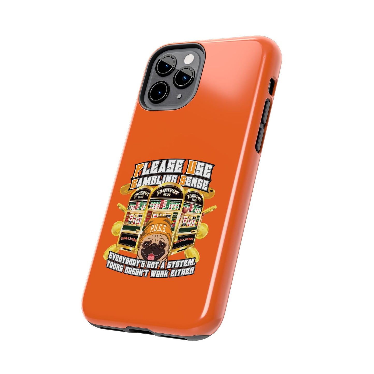 Slots “Everybody’s Got A System” Orange Wool Cap Tough Phone Cases