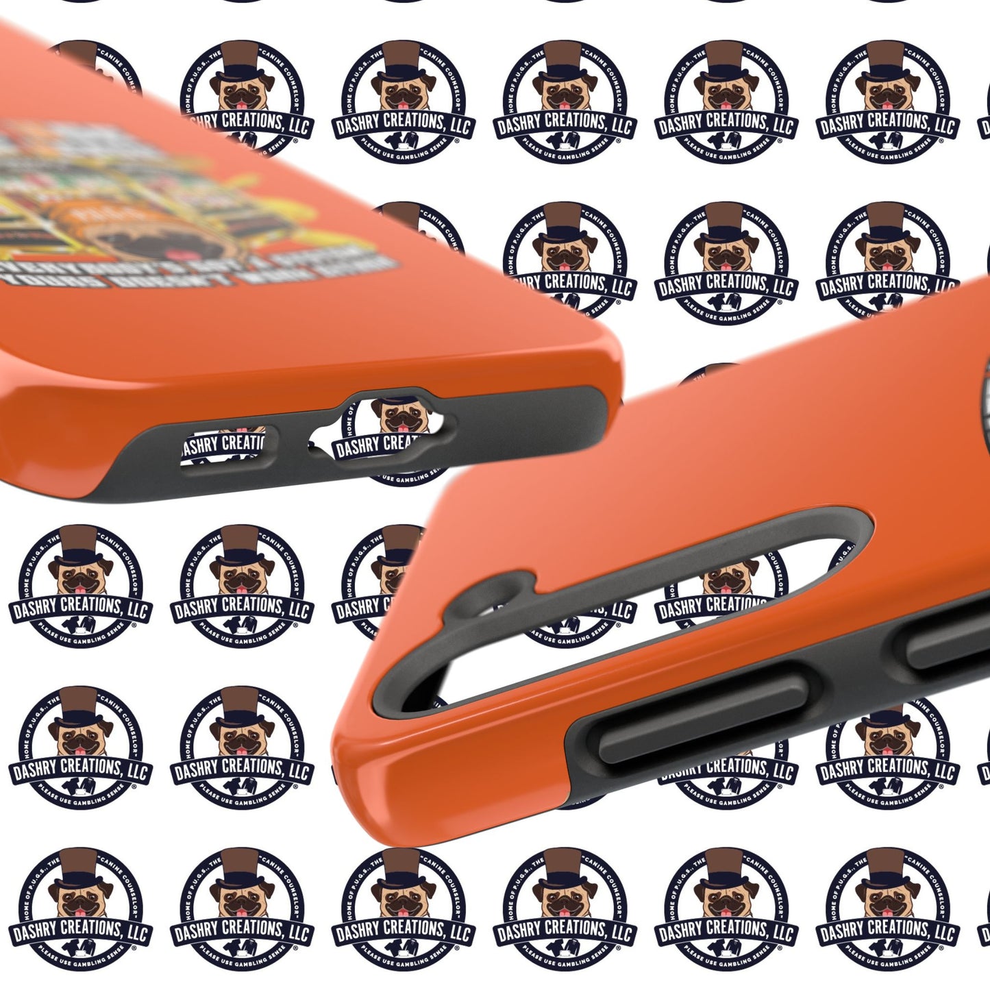Slots “Everybody’s Got A System” Orange Wool Cap Tough Phone Cases