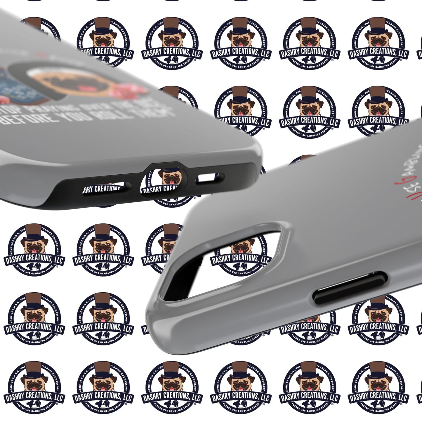 Craps “Praying Over Dice” Nun’s Veil Tough Phone Cases