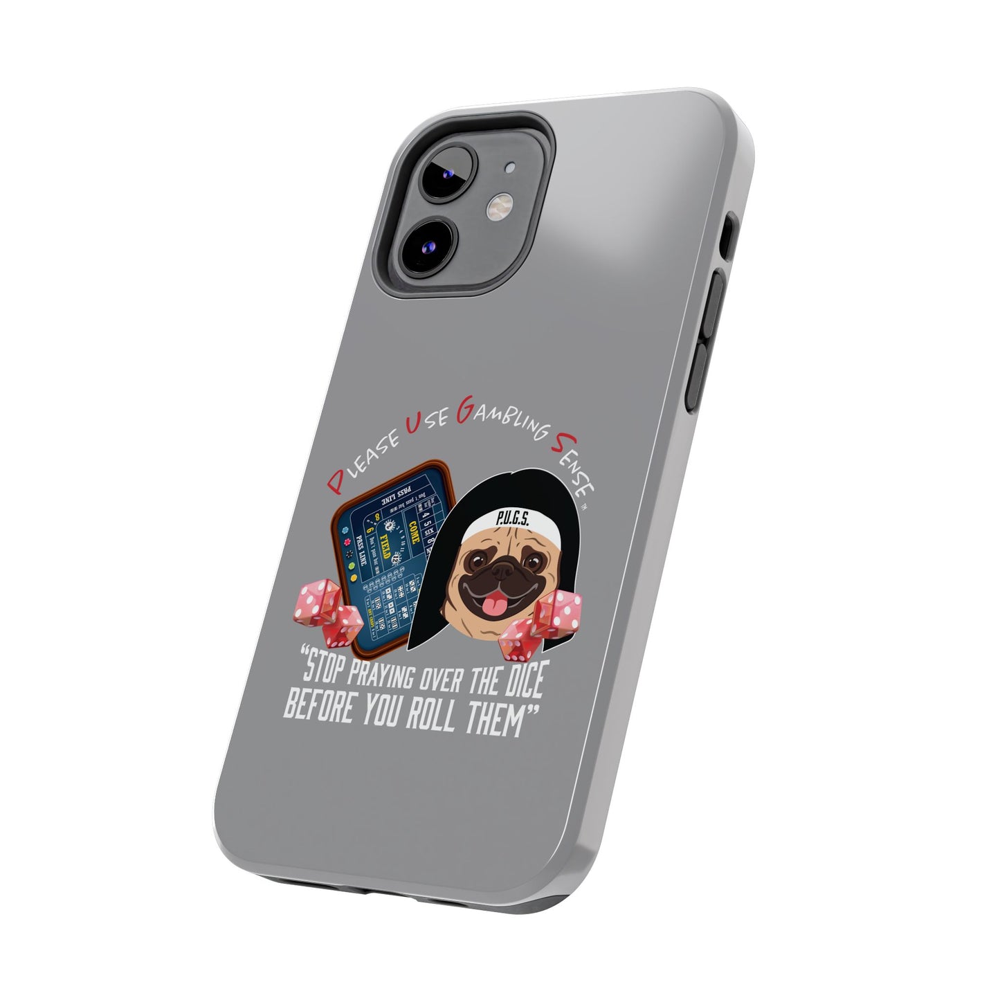 Craps “Praying Over Dice” Nun’s Veil Tough Phone Cases