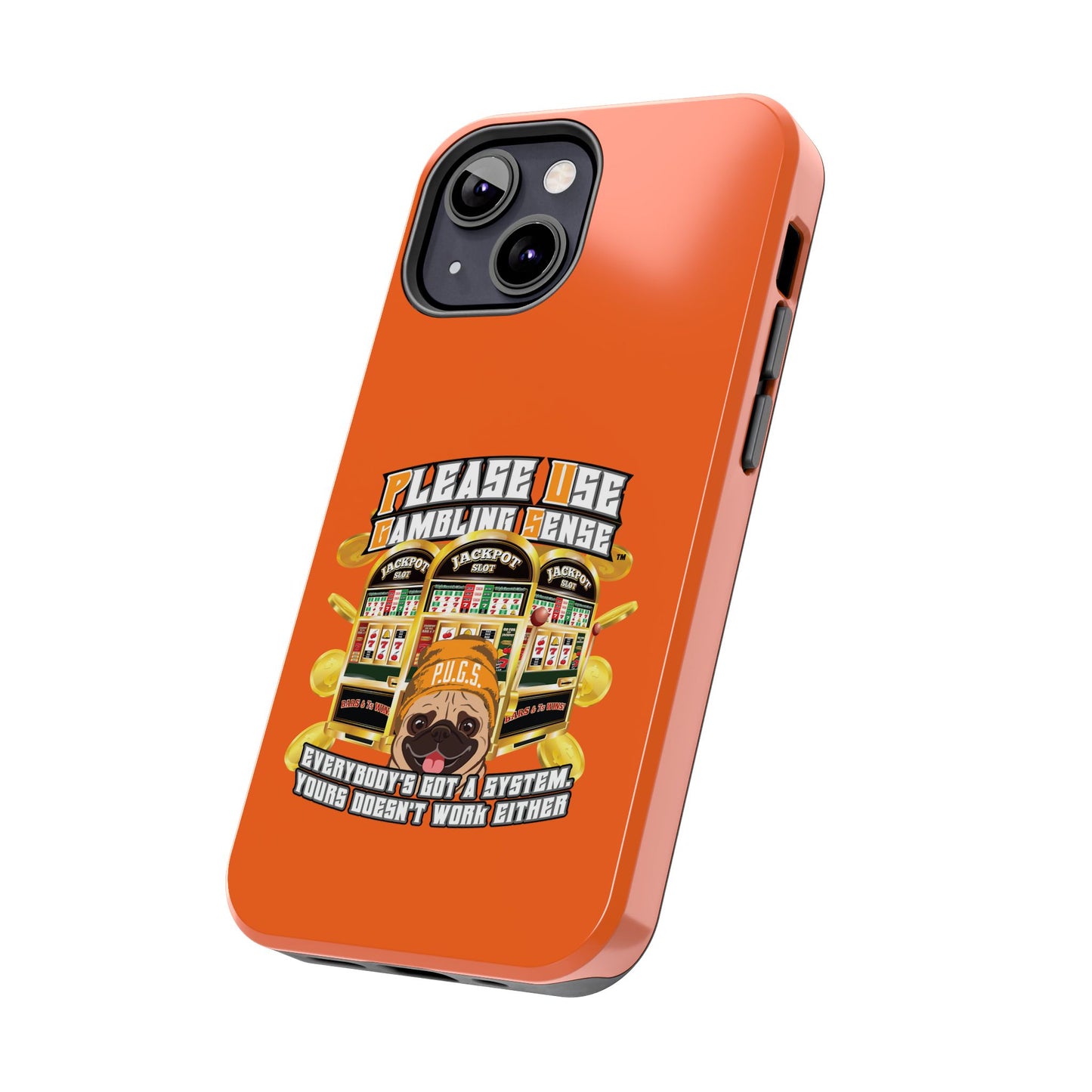 Slots “Everybody’s Got A System” Orange Wool Cap Tough Phone Cases
