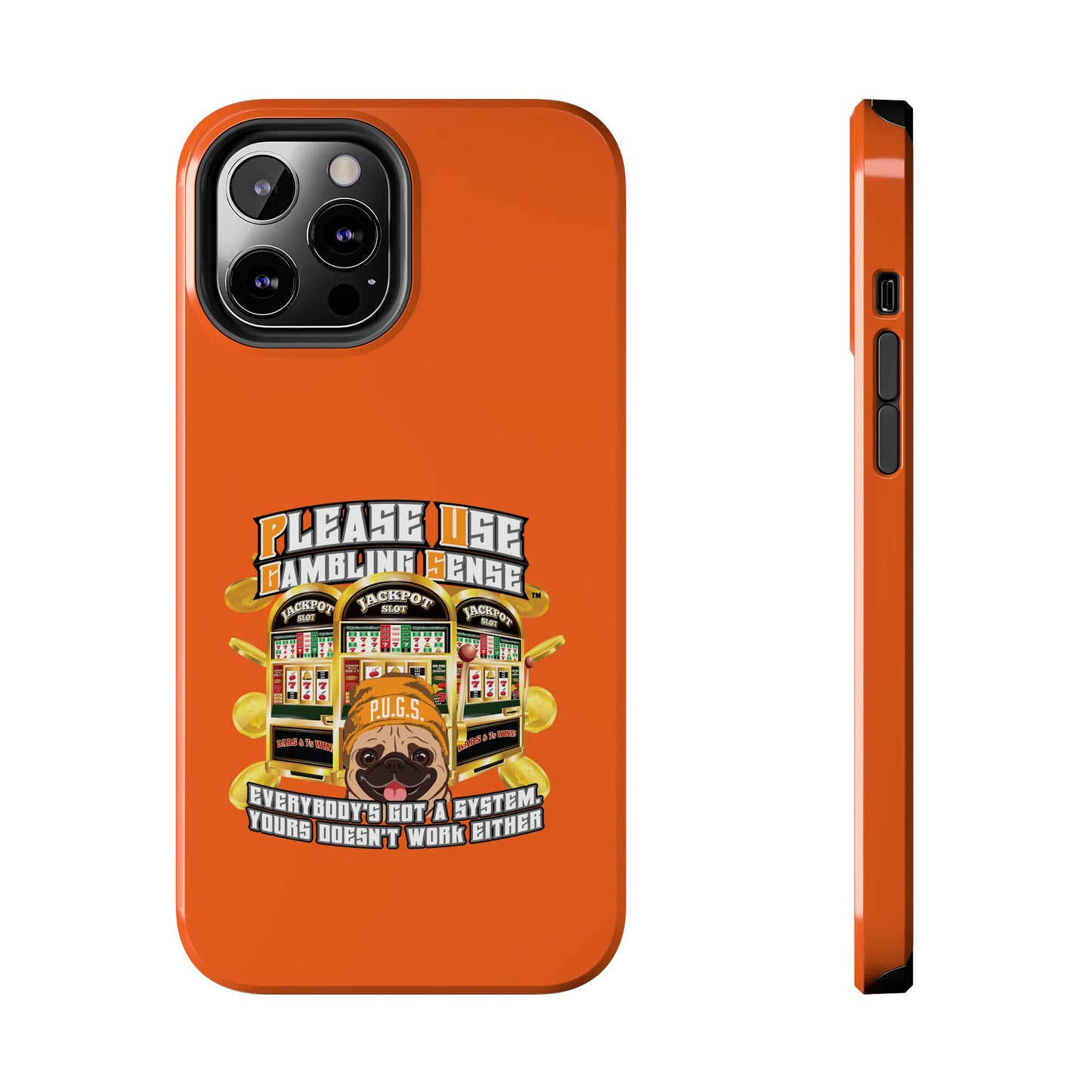 Slots “Everybody’s Got A System” Orange Wool Cap Tough Phone Cases