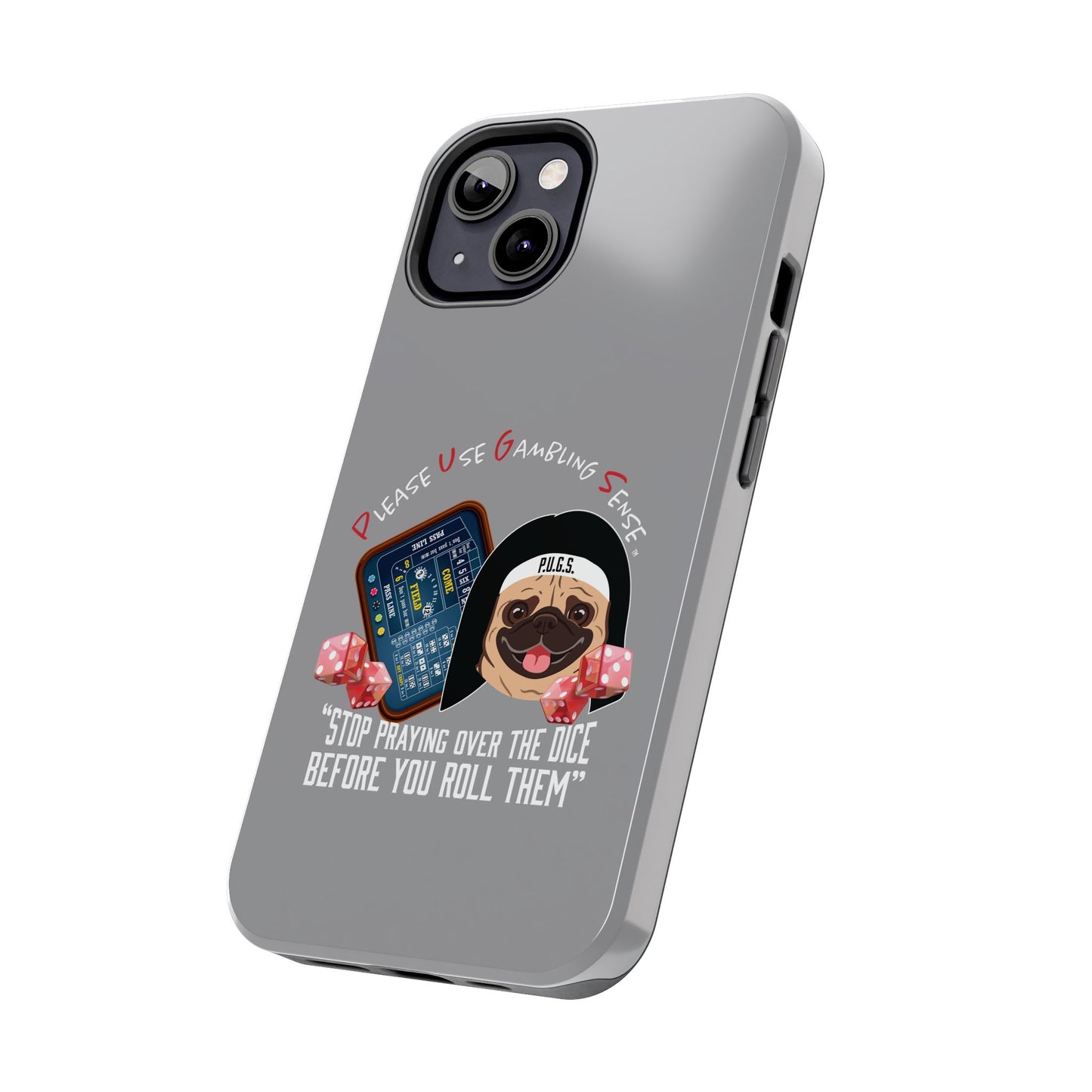 Craps “Praying Over Dice” Nun’s Veil Tough Phone Cases