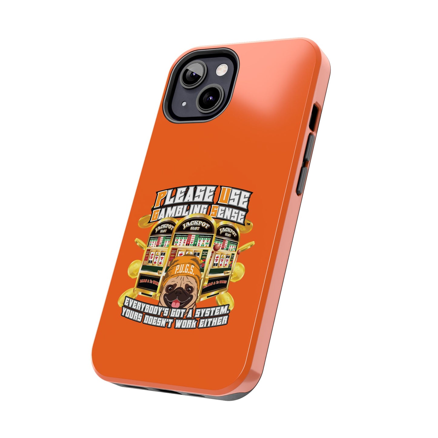 Slots “Everybody’s Got A System” Orange Wool Cap Tough Phone Cases