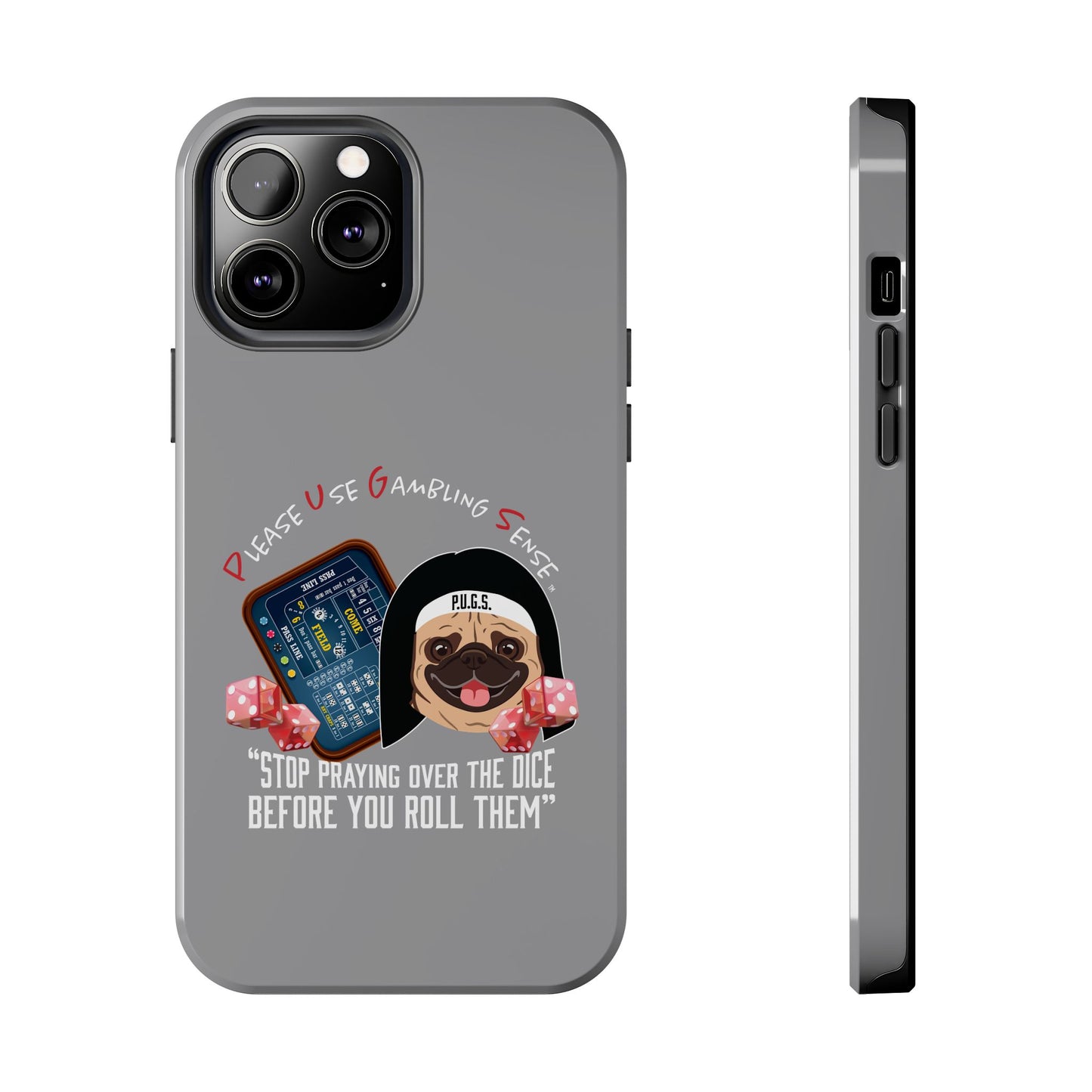Craps “Praying Over Dice” Nun’s Veil Tough Phone Cases