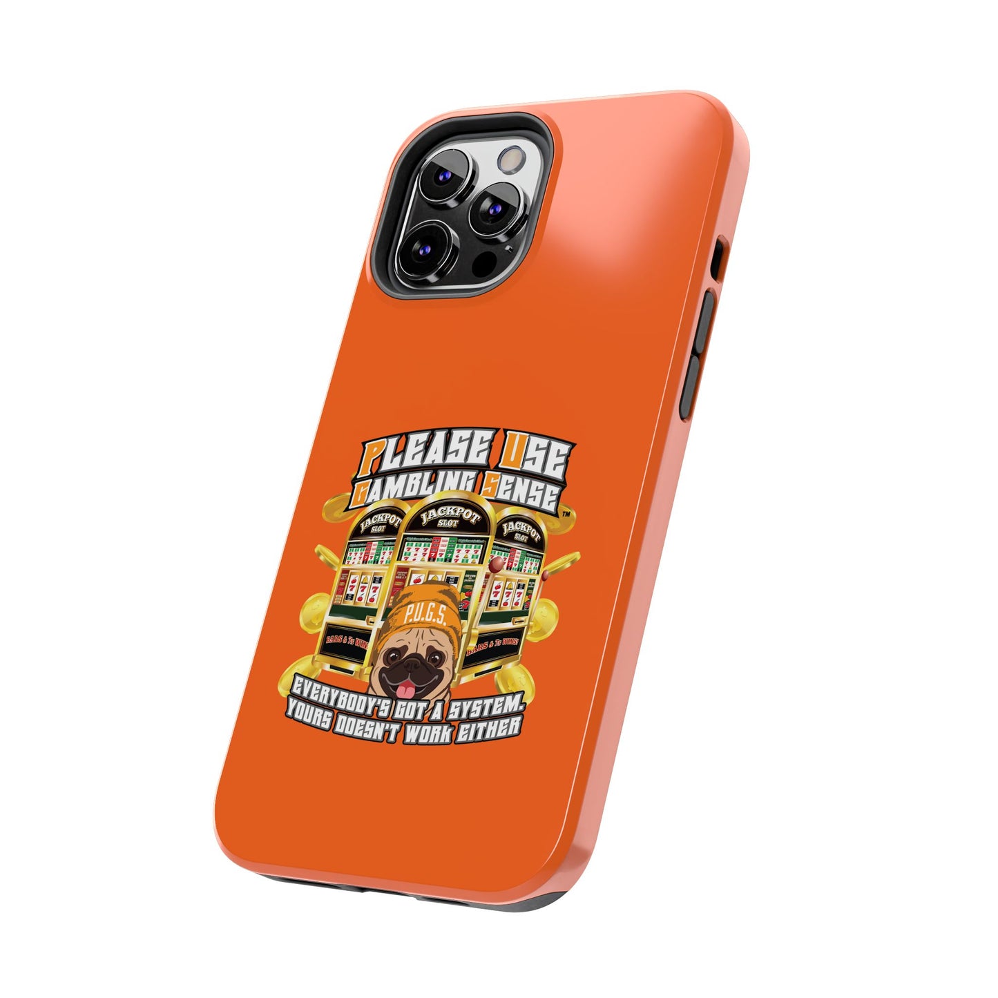 Slots “Everybody’s Got A System” Orange Wool Cap Tough Phone Cases