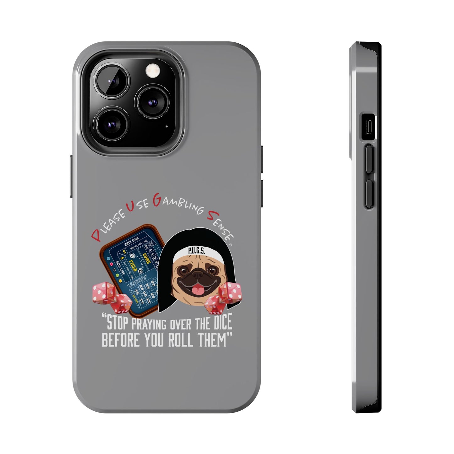 Craps “Praying Over Dice” Nun’s Veil Tough Phone Cases