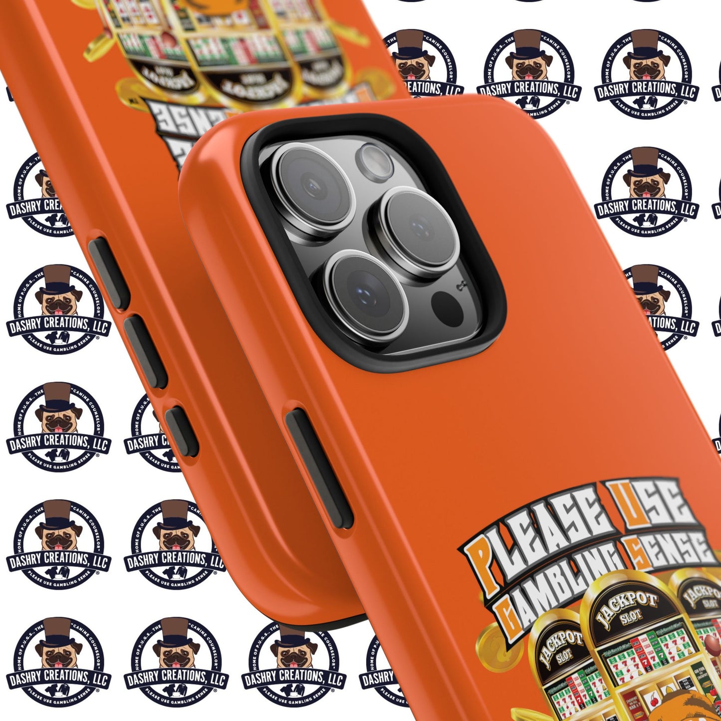 Slots “Everybody’s Got A System” Orange Wool Cap Tough Phone Cases