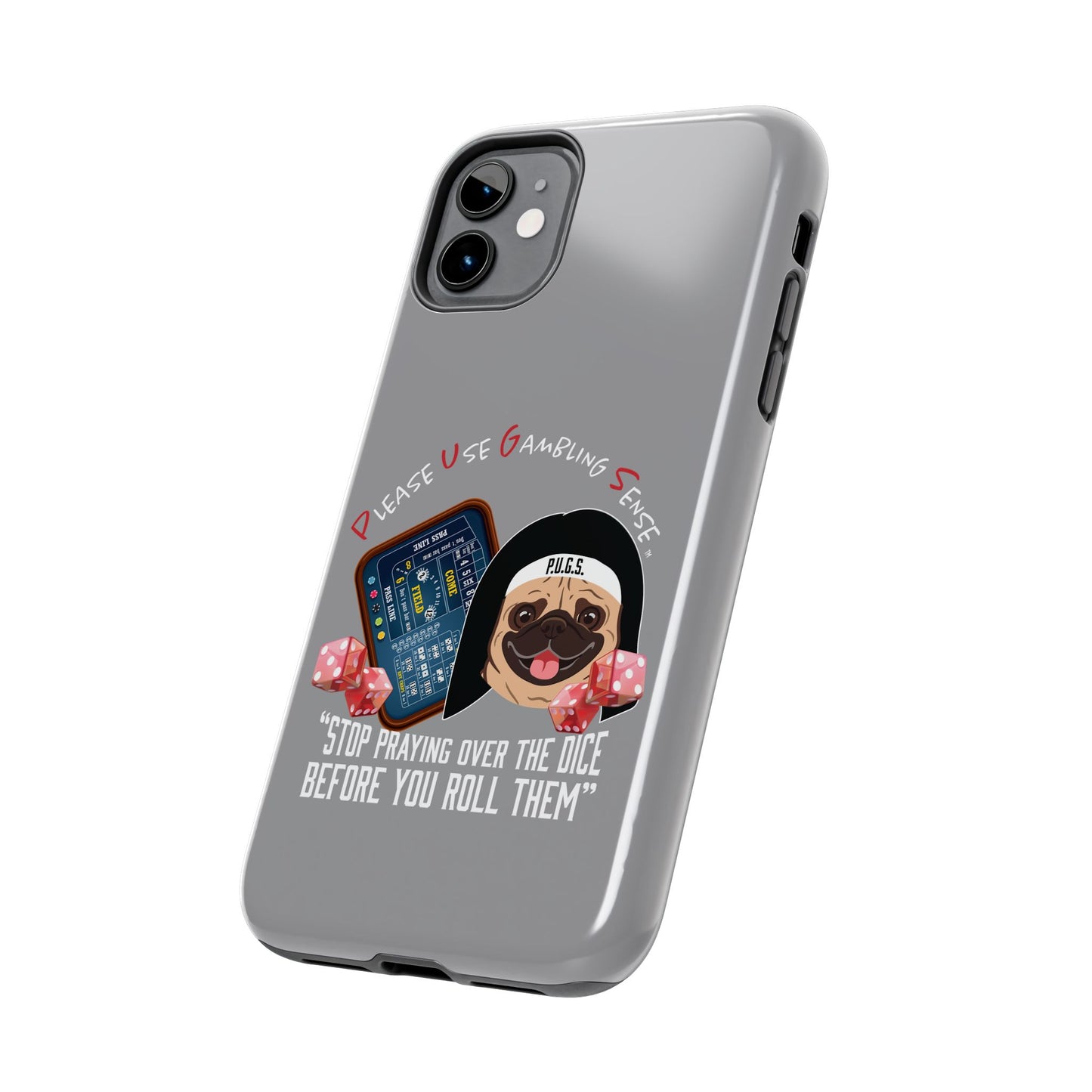 Craps “Praying Over Dice” Nun’s Veil Tough Phone Cases