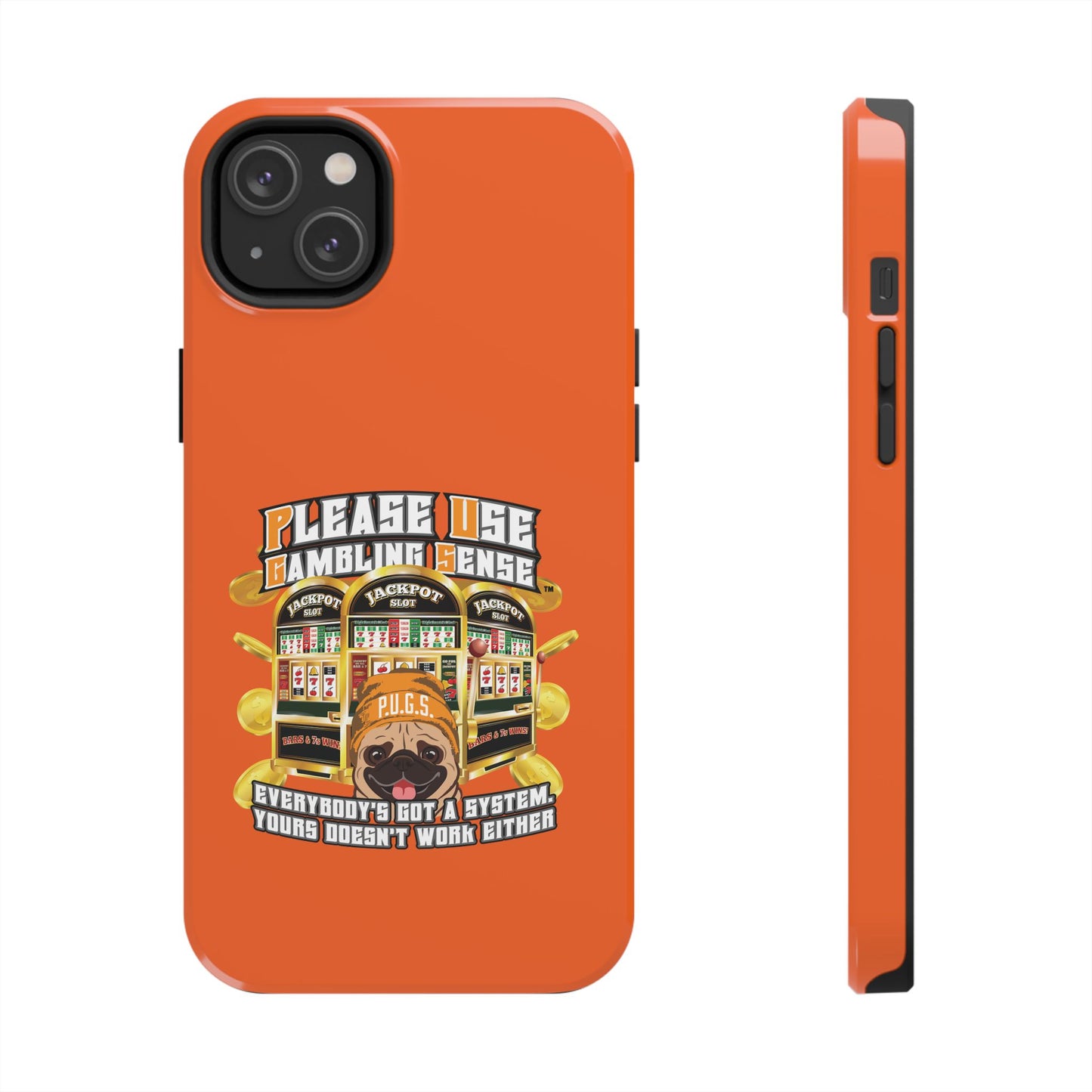 Slots “Everybody’s Got A System” Orange Wool Cap Tough Phone Cases