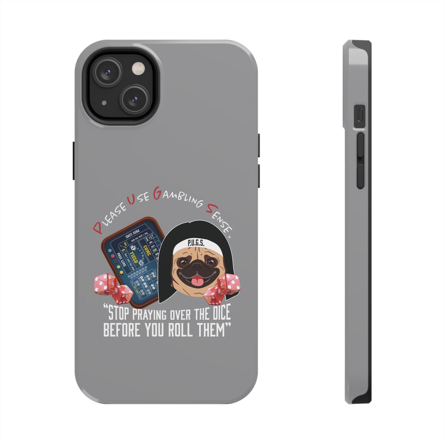 Craps “Praying Over Dice” Nun’s Veil Tough Phone Cases