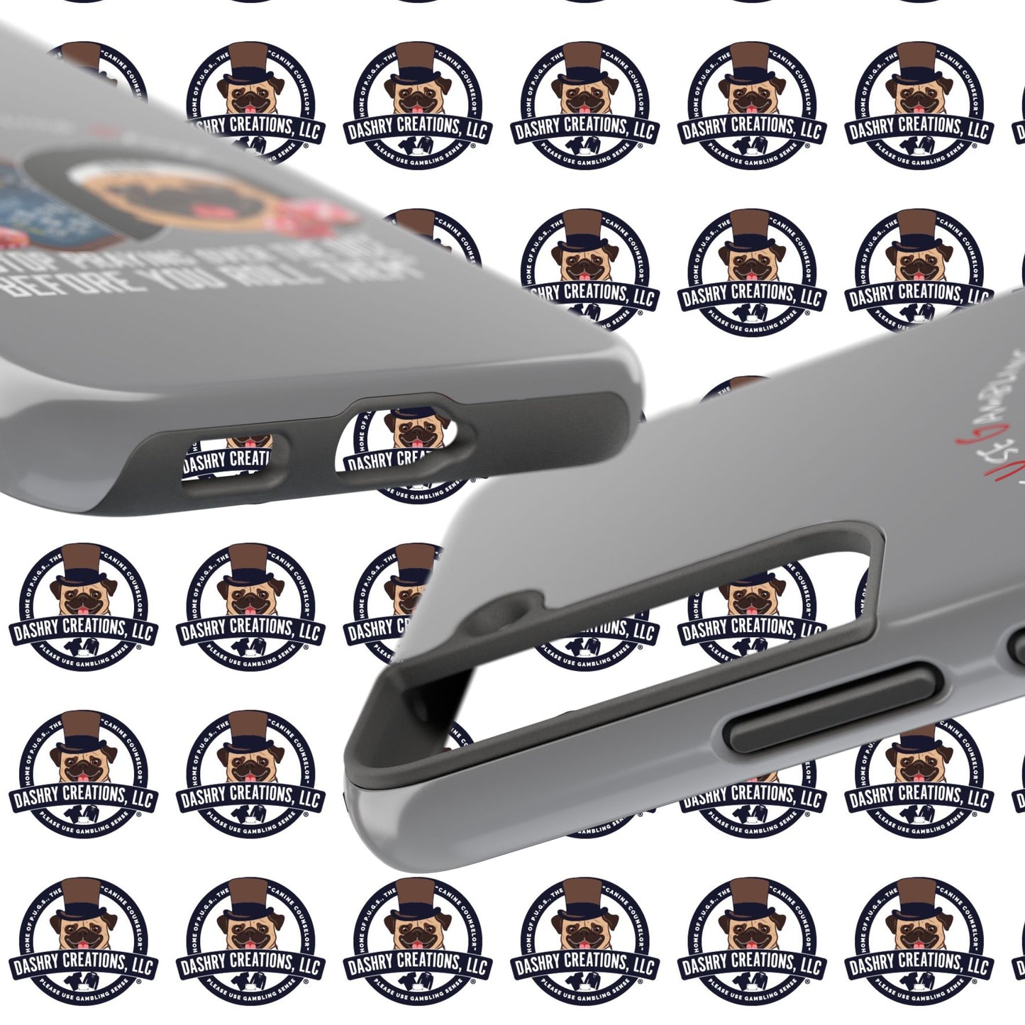Craps “Praying Over Dice” Nun’s Veil Tough Phone Cases