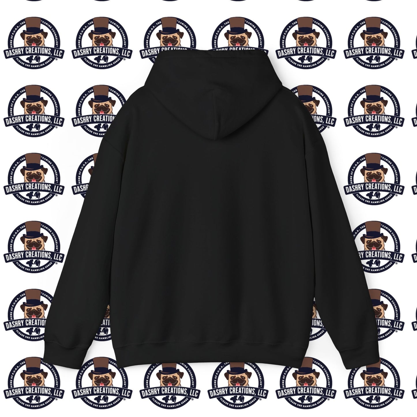 Poker “Win Early Leave” Early Black Hoodie Unisex Heavy Blend™ Hooded Sweatshirt