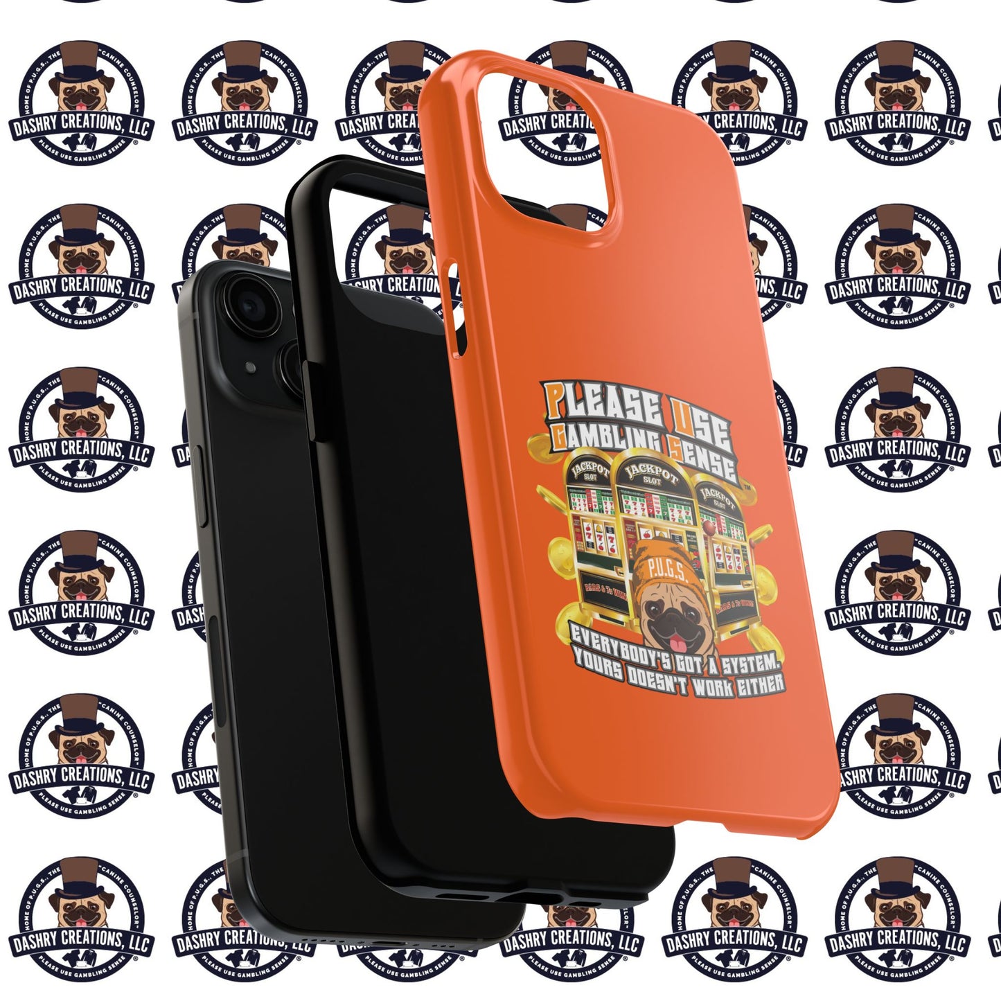 Slots “Everybody’s Got A System” Orange Wool Cap Tough Phone Cases