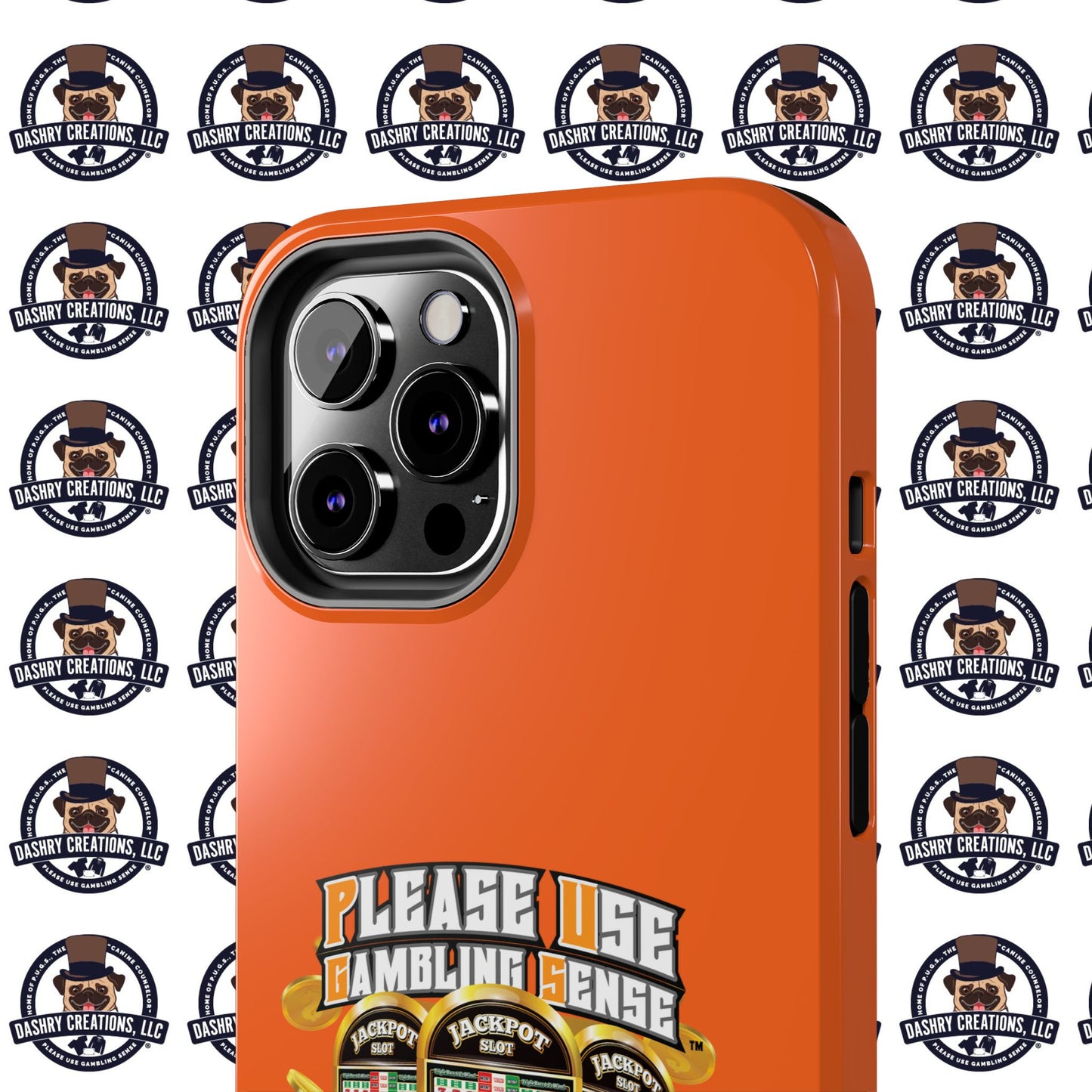 Slots “Everybody’s Got A System” Orange Wool Cap Tough Phone Cases