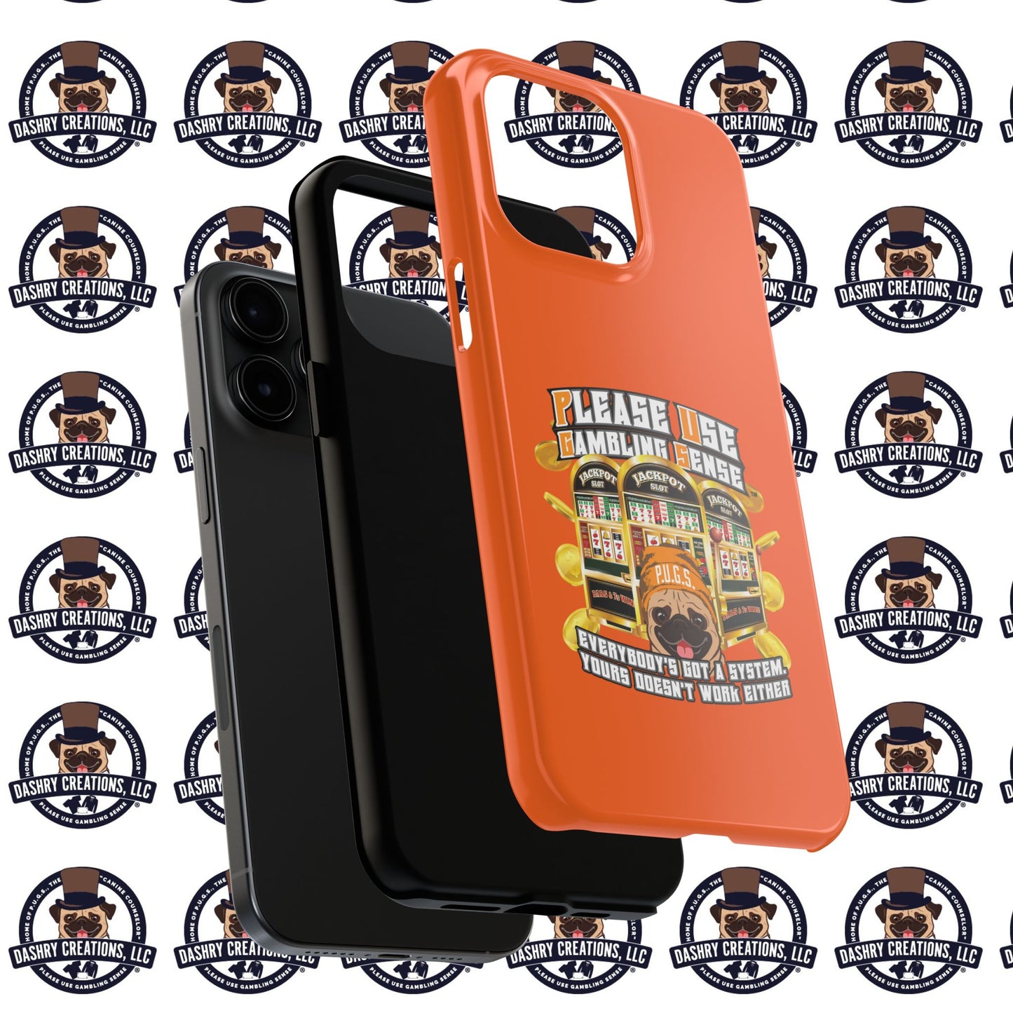 Slots “Everybody’s Got A System” Orange Wool Cap Tough Phone Cases