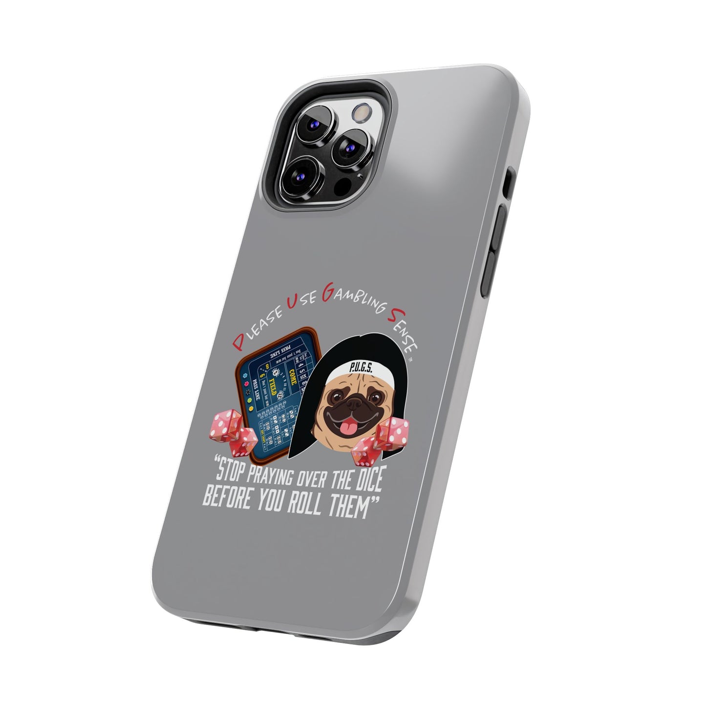 Craps “Praying Over Dice” Nun’s Veil Tough Phone Cases