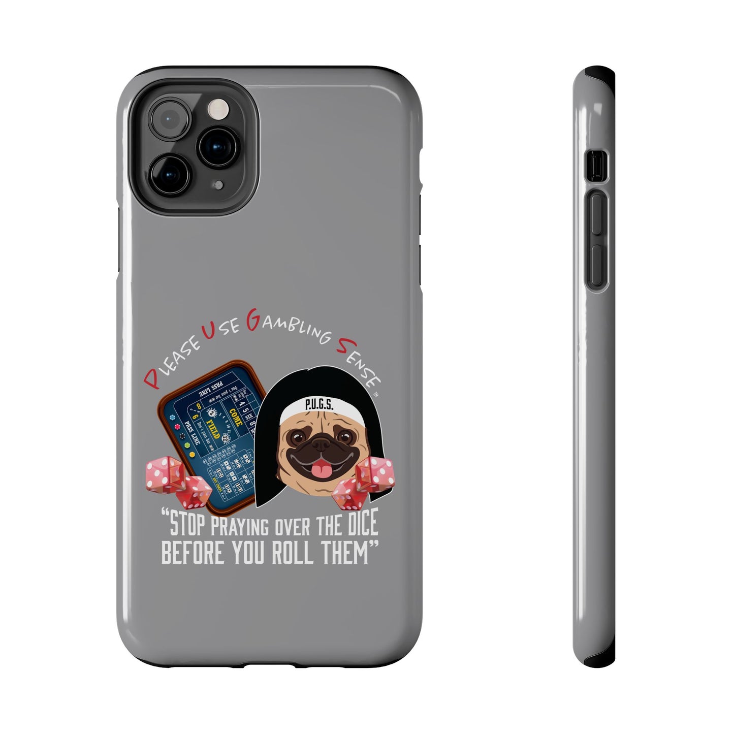 Craps “Praying Over Dice” Nun’s Veil Tough Phone Cases