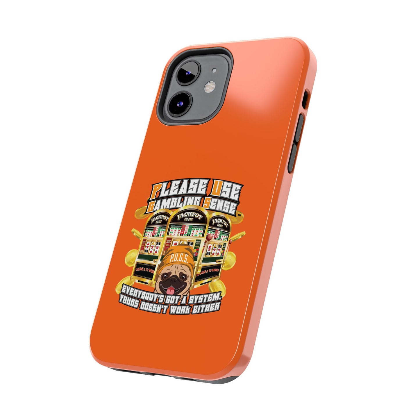 Slots “Everybody’s Got A System” Orange Wool Cap Tough Phone Cases