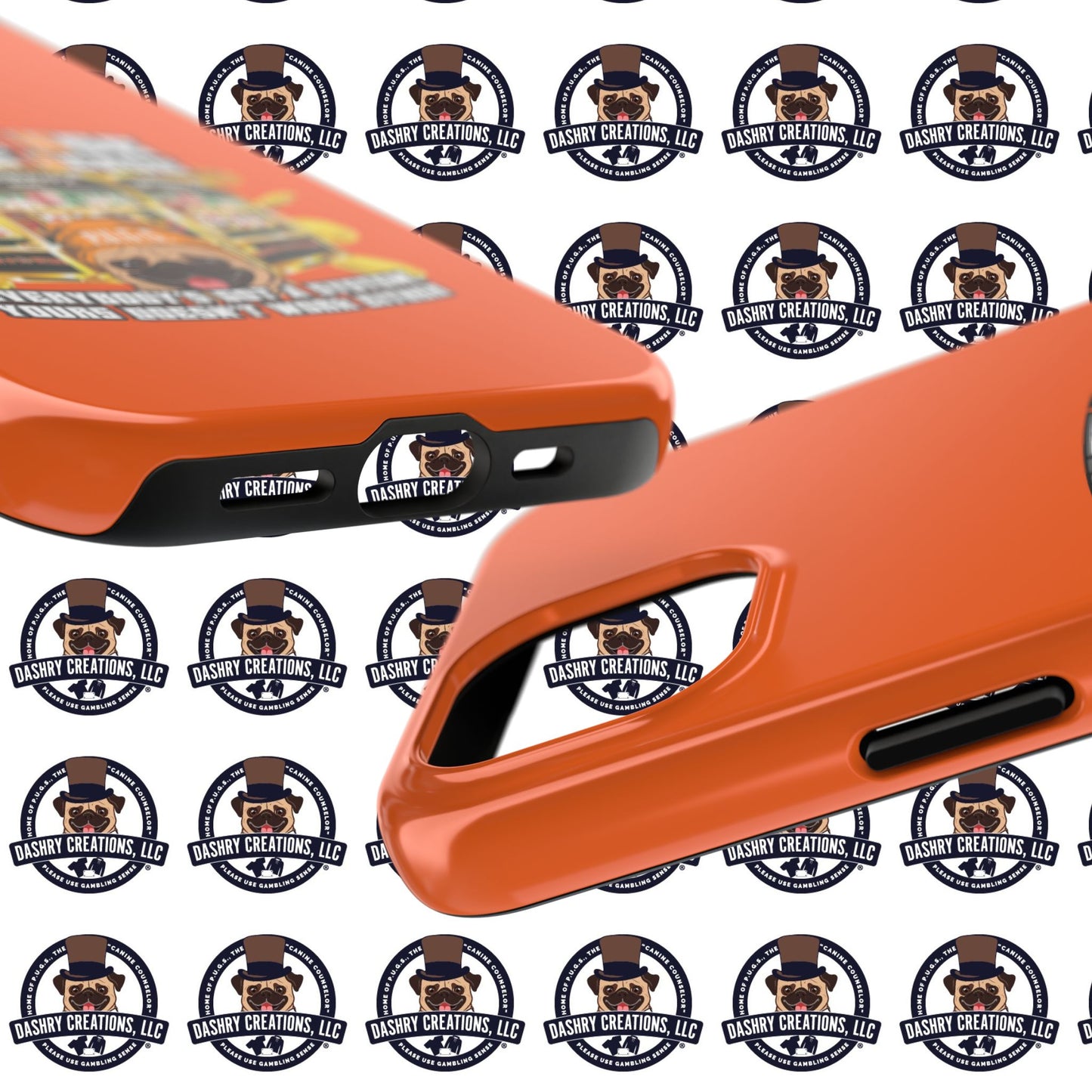 Slots “Everybody’s Got A System” Orange Wool Cap Tough Phone Cases