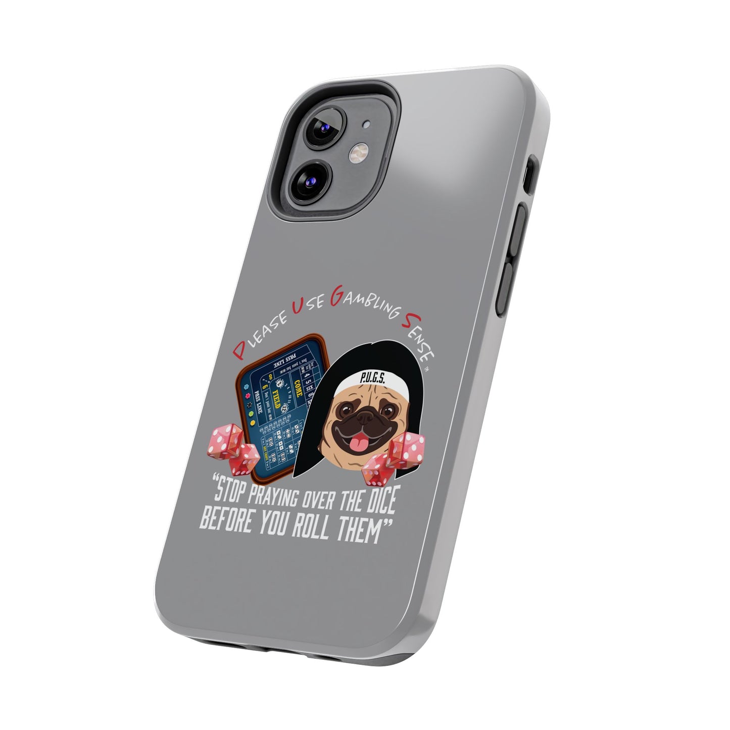 Craps “Praying Over Dice” Nun’s Veil Tough Phone Cases