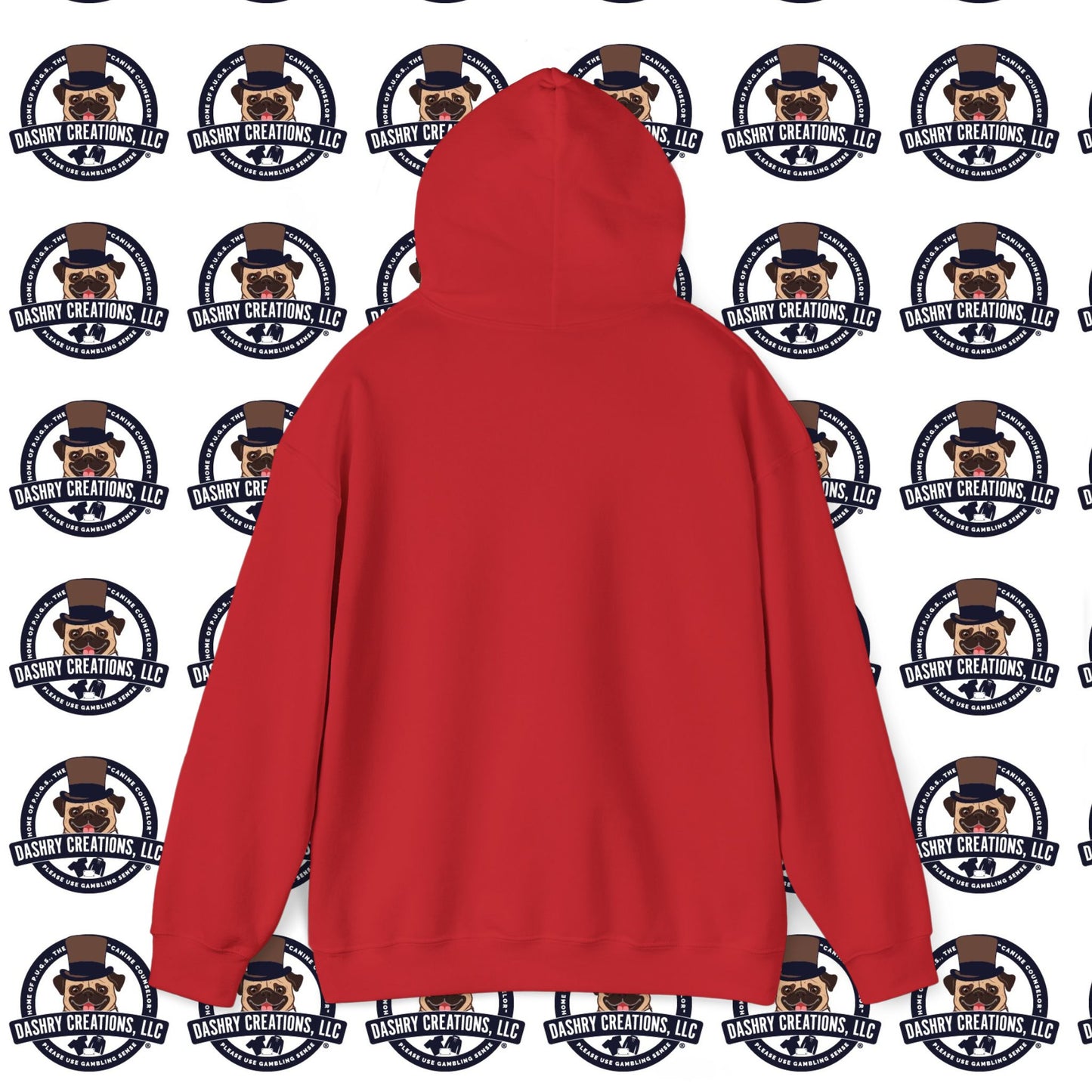 Slots “Everybody’s Got A System” Tan & White Backwards Baseball Cap Unisex Heavy Blend™ Hooded Sweatshirt