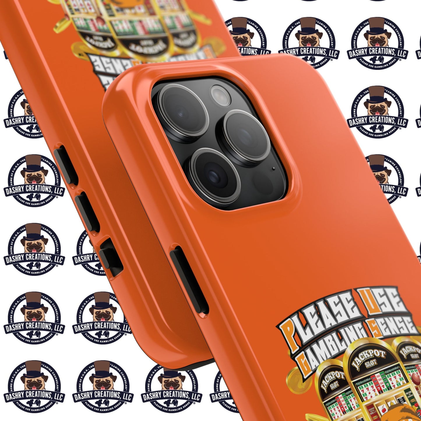 Slots “Everybody’s Got A System” Orange Wool Cap Tough Phone Cases