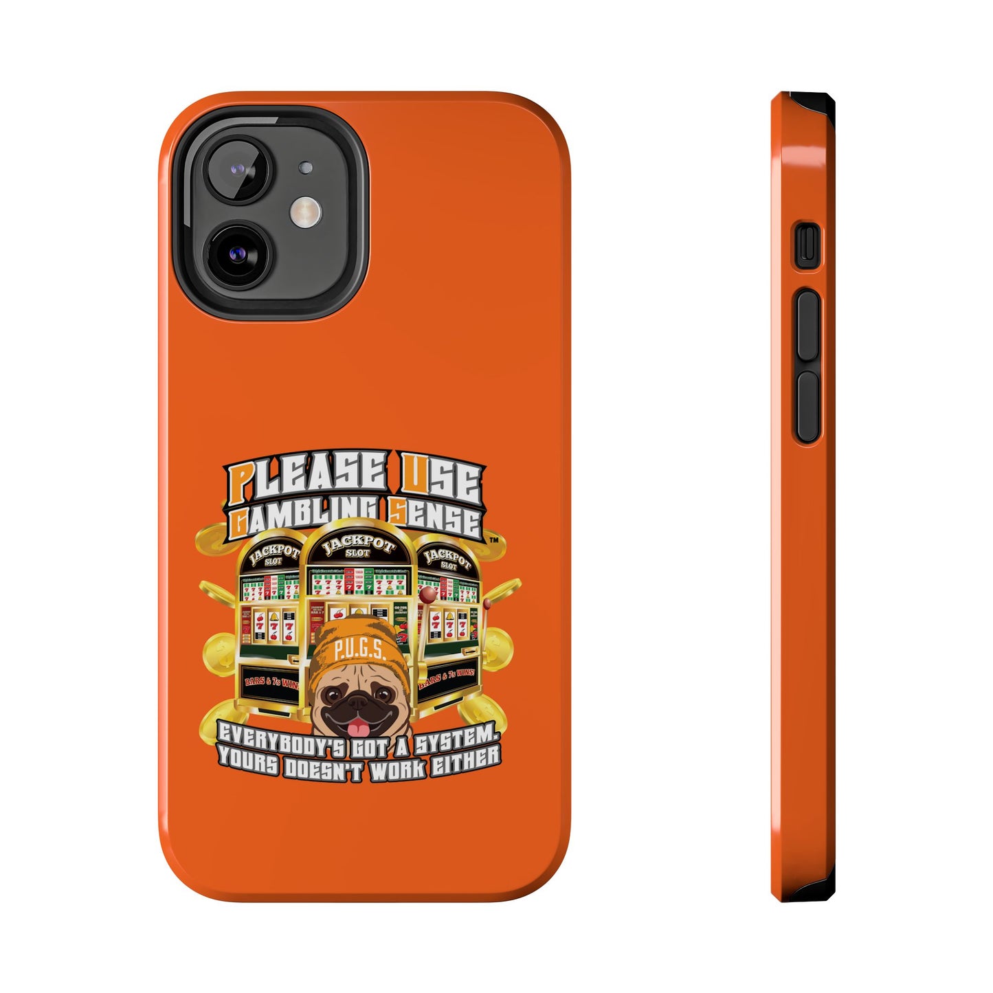 Slots “Everybody’s Got A System” Orange Wool Cap Tough Phone Cases