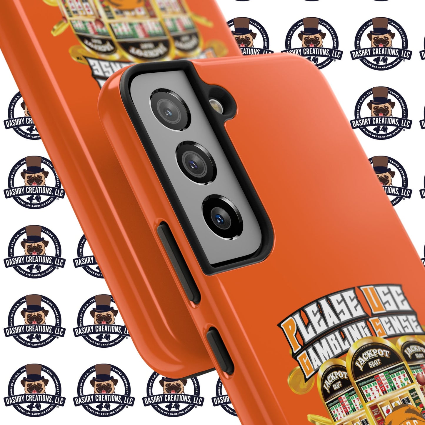 Slots “Everybody’s Got A System” Orange Wool Cap Tough Phone Cases