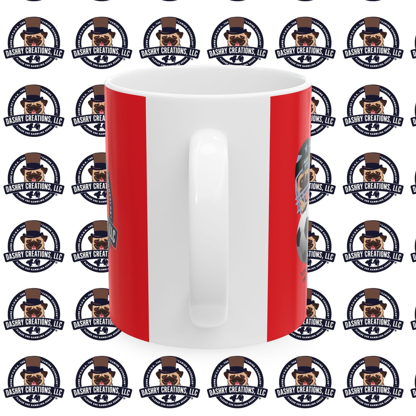 Sports Betting “Games Are Fixed” Helmet Ceramic Mug, (11oz, 15oz)
