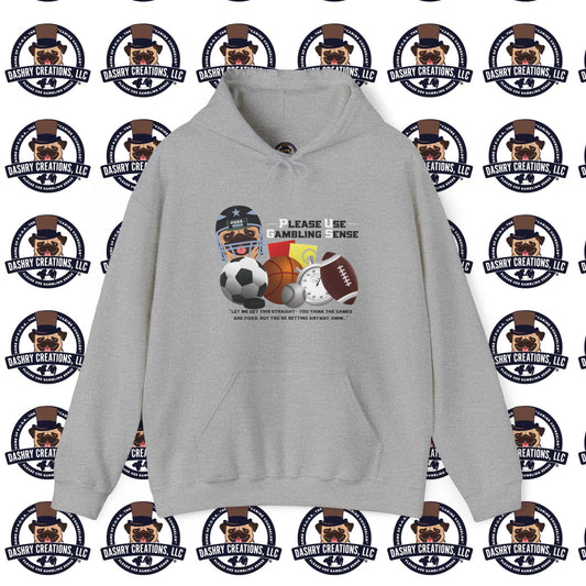 Sports Betting “Games Are Fixed” Helmet Unisex Heavy Blend™ Hooded Sweatshirt