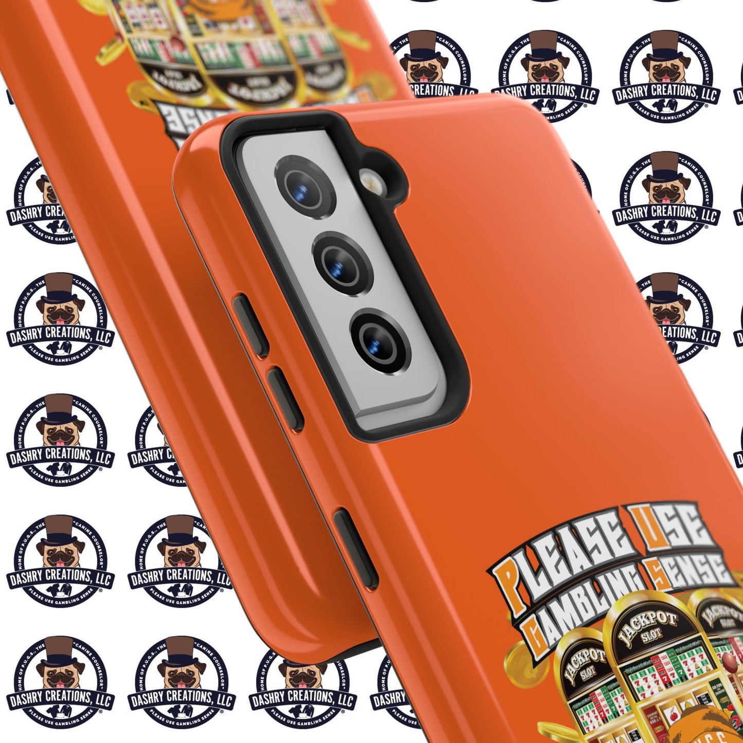 Slots “Everybody’s Got A System” Orange Wool Cap Tough Phone Cases