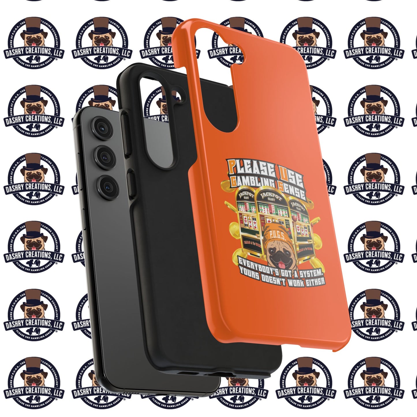 Slots “Everybody’s Got A System” Orange Wool Cap Tough Phone Cases