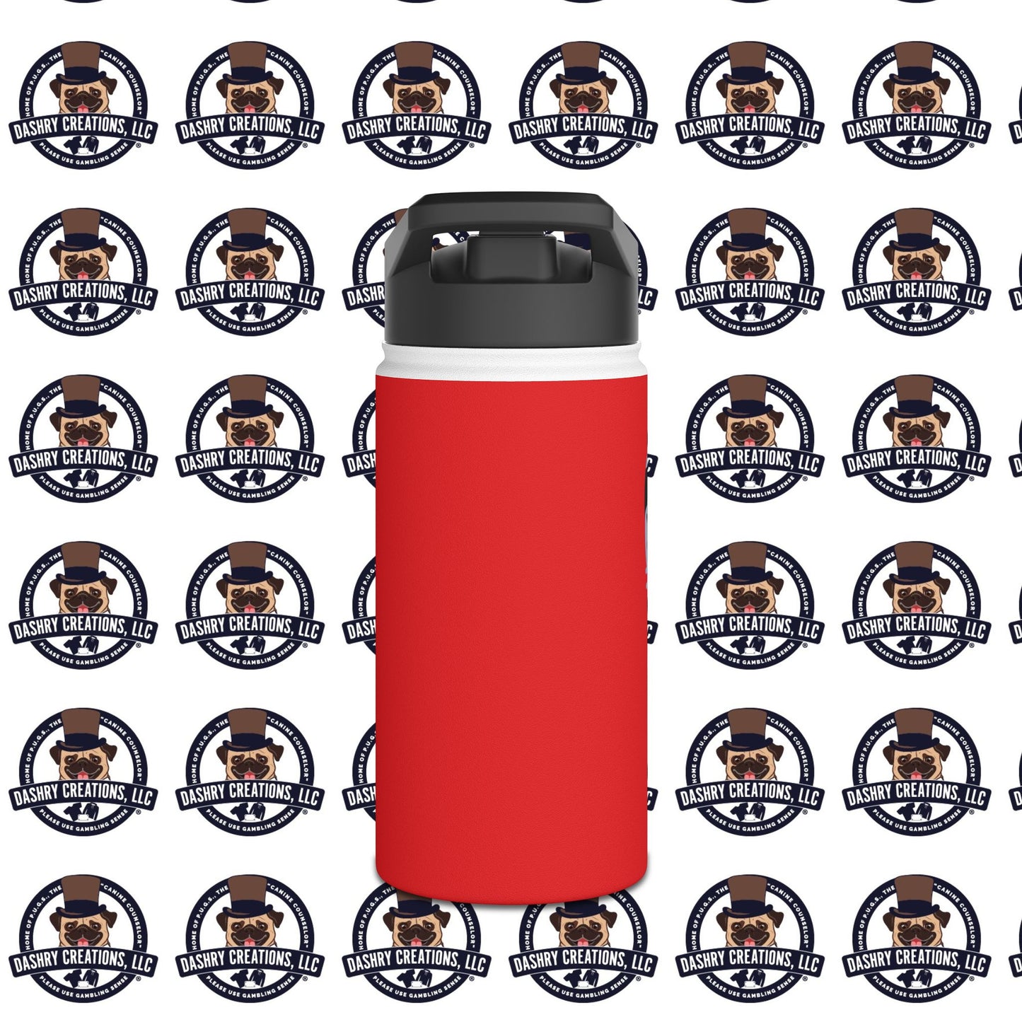 Sports Betting “Games Are Fixed” Helmet Stainless Steel Water Bottle, Standard Lid